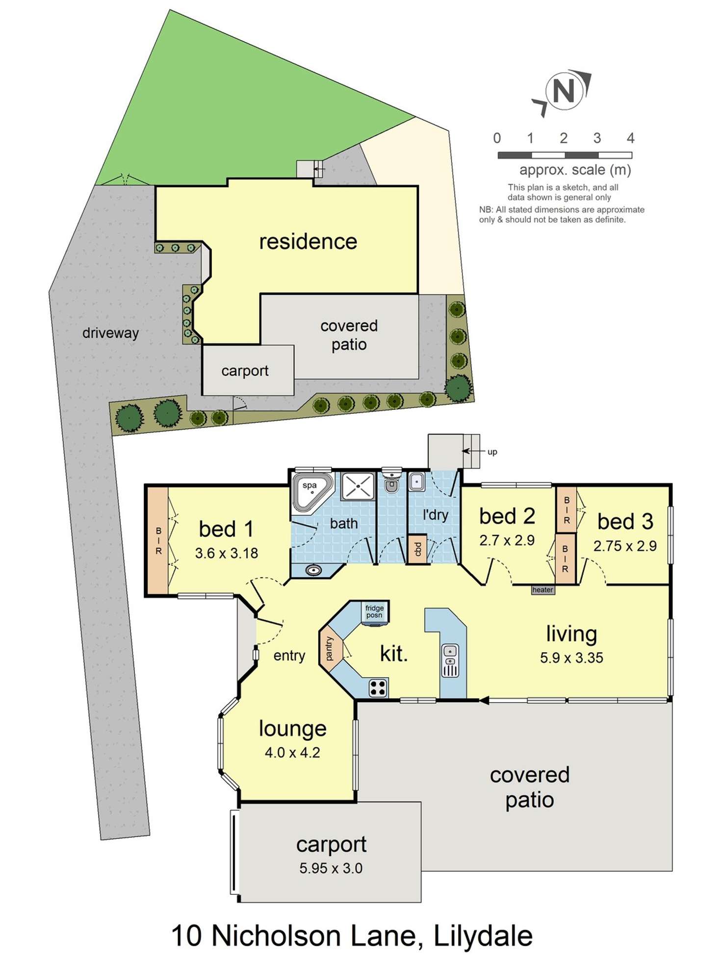 Floorplan of Homely house listing, 10 Nicholson Lane, Lilydale VIC 3140