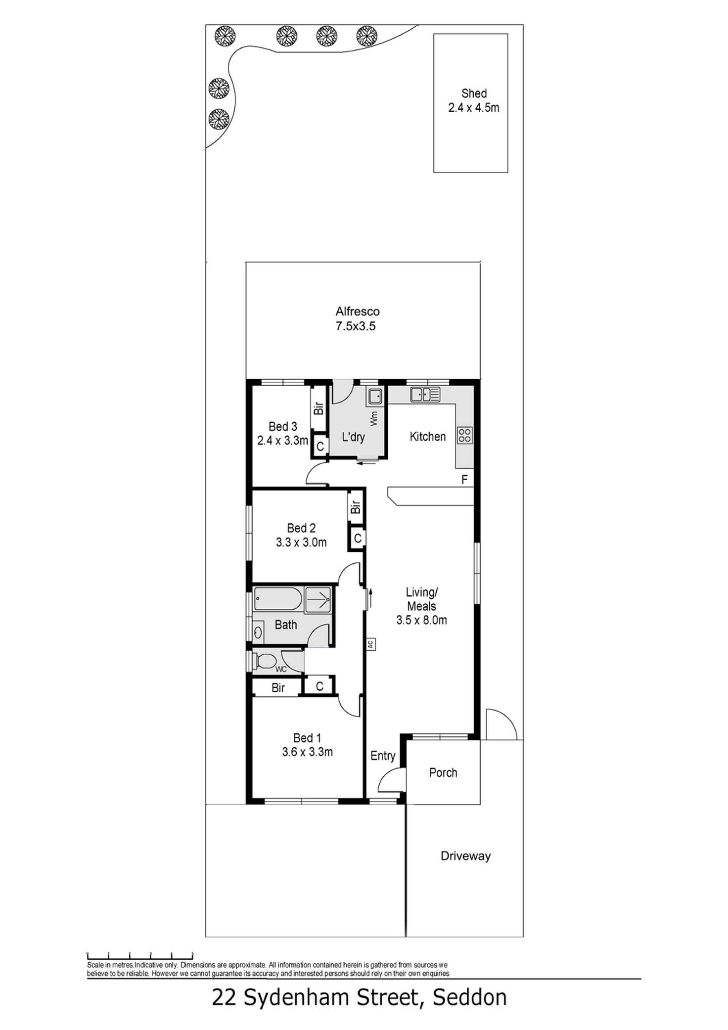 Floorplan of Homely house listing, 22 Sydenham Street, Seddon VIC 3011
