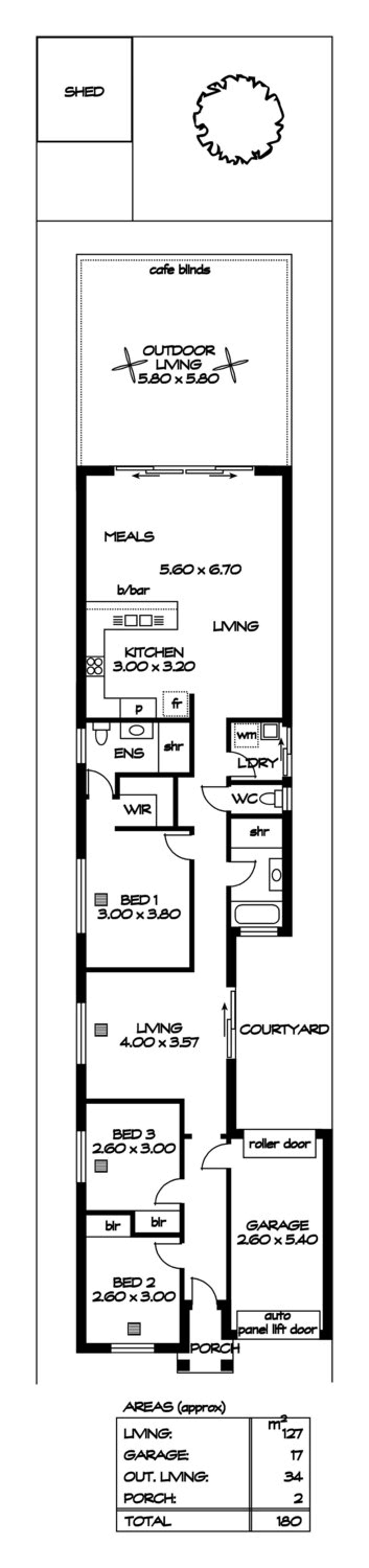 Floorplan of Homely house listing, 23b Hancock Avenue, Campbelltown SA 5074