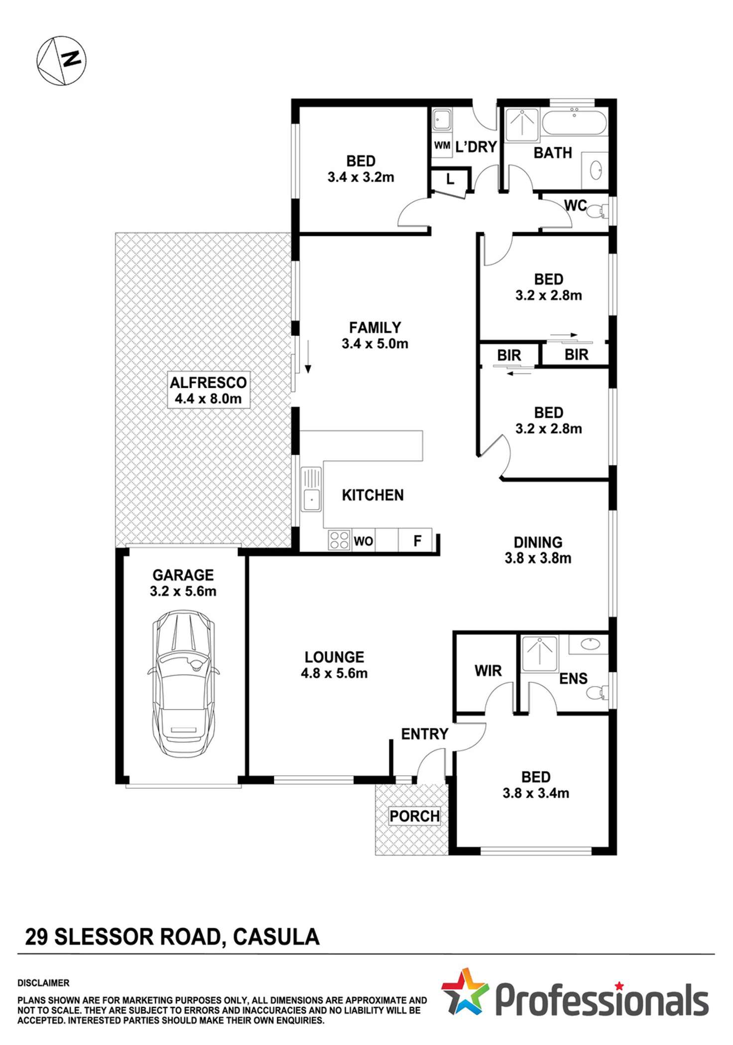 Floorplan of Homely house listing, 29 Slessor Road, Casula NSW 2170