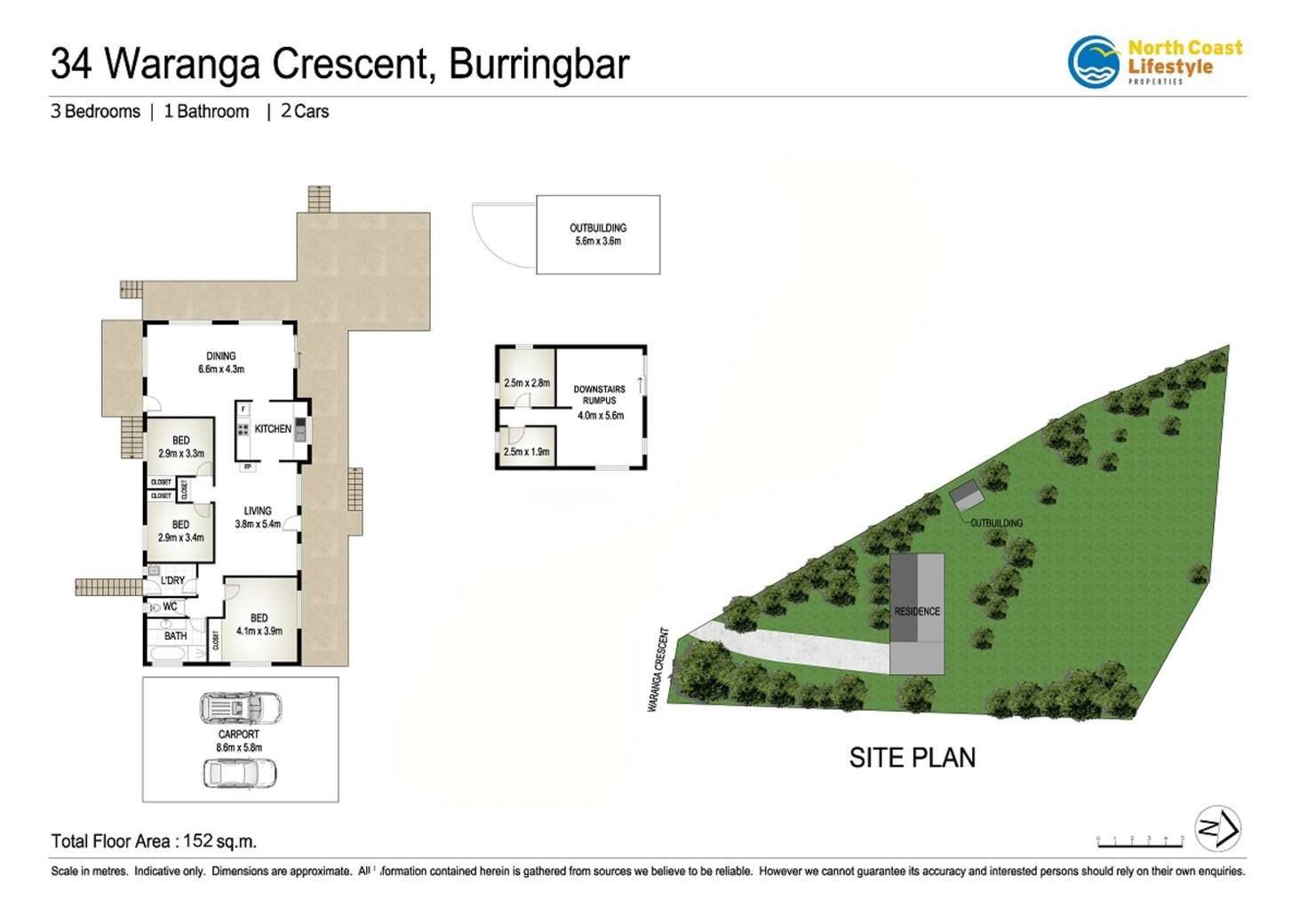 Floorplan of Homely house listing, 34 Waranga Crescent, Burringbar NSW 2483