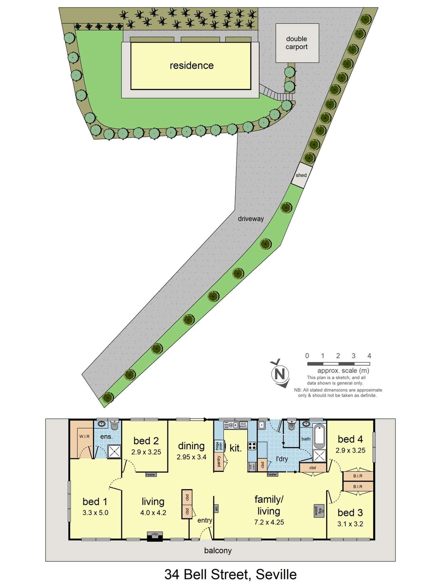 Floorplan of Homely house listing, 34 Bell Street, Seville VIC 3139