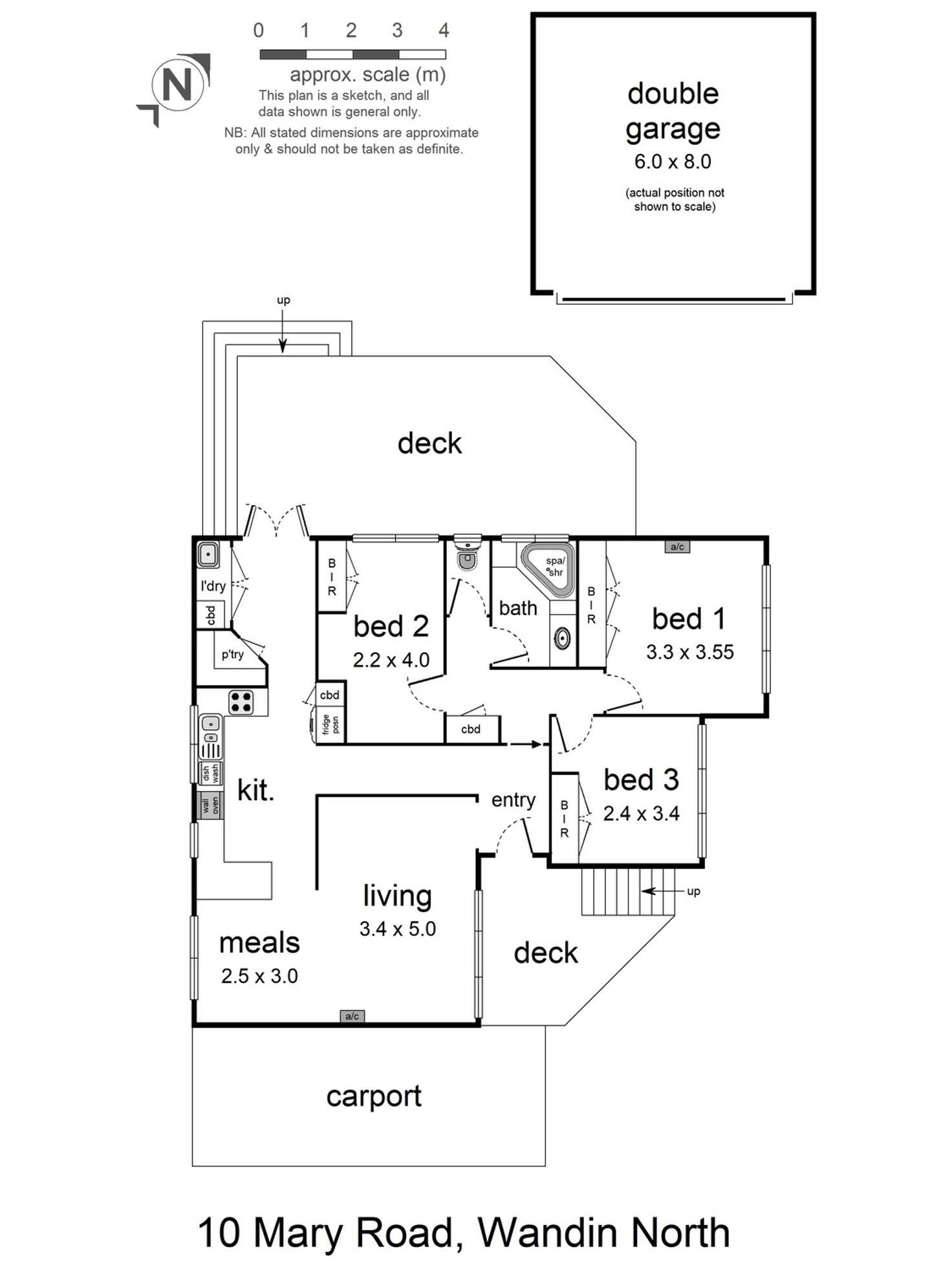 Floorplan of Homely house listing, 10 Mary Road, Wandin North VIC 3139