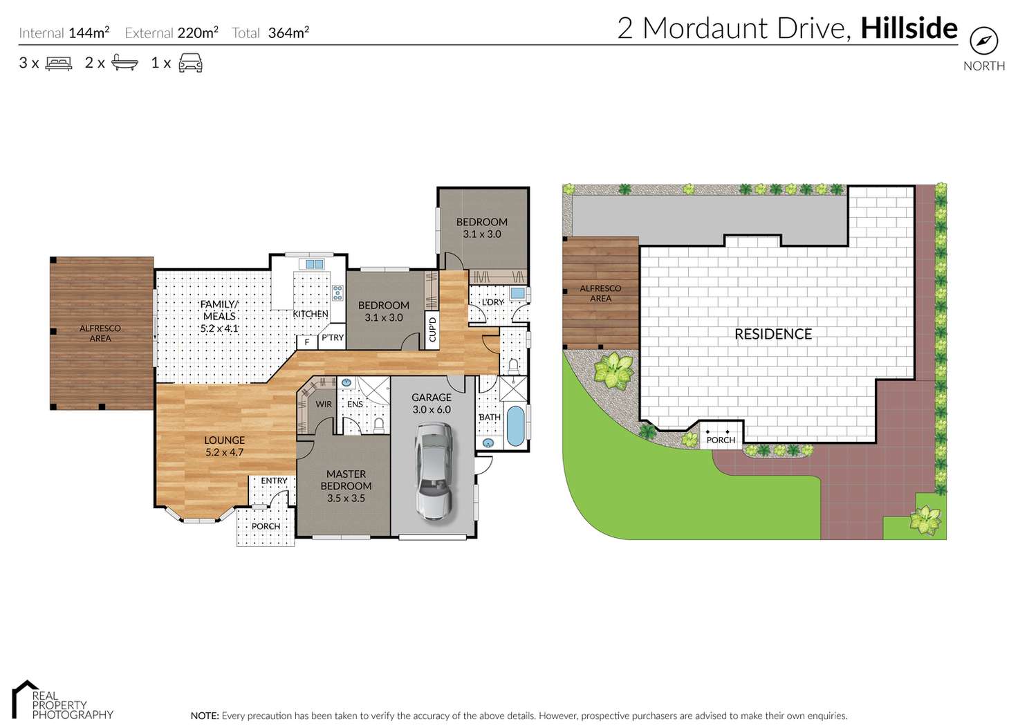 Floorplan of Homely house listing, 2 Mordaunt Drive, Hillside VIC 3037