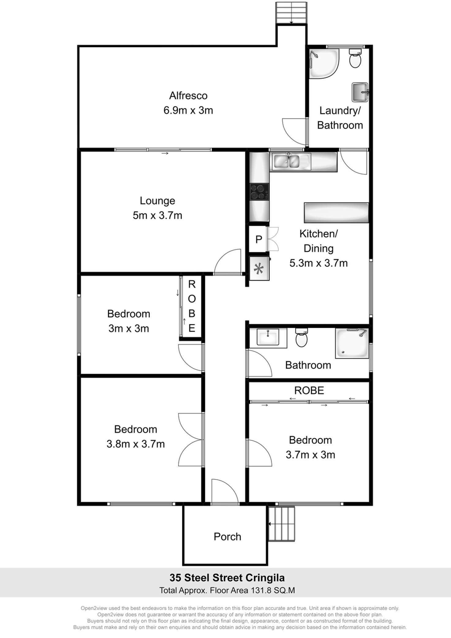 Floorplan of Homely house listing, 35 Steel Street, Cringila NSW 2502