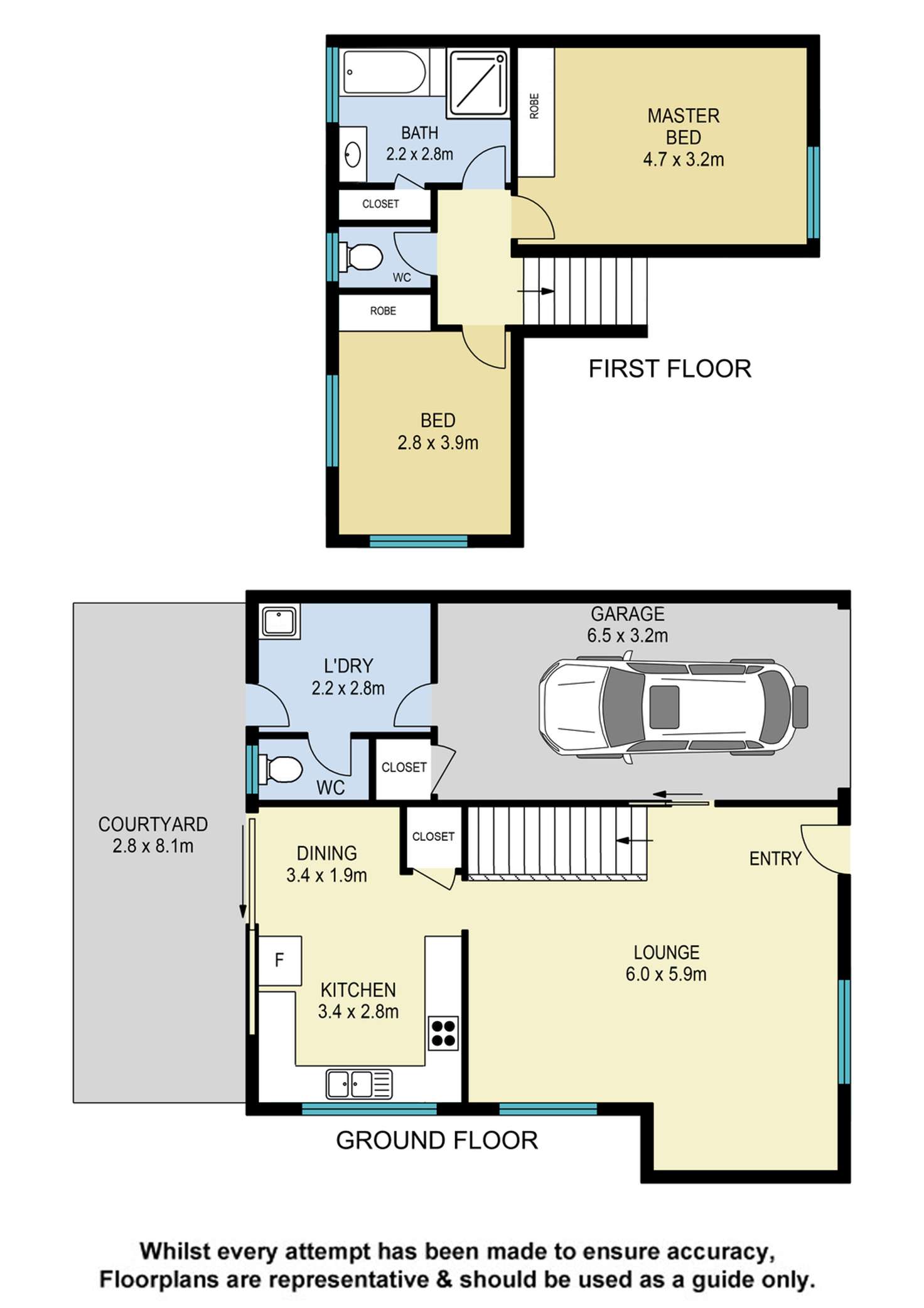 Floorplan of Homely townhouse listing, 46/5 Quinnia Court, Ferny Hills QLD 4055