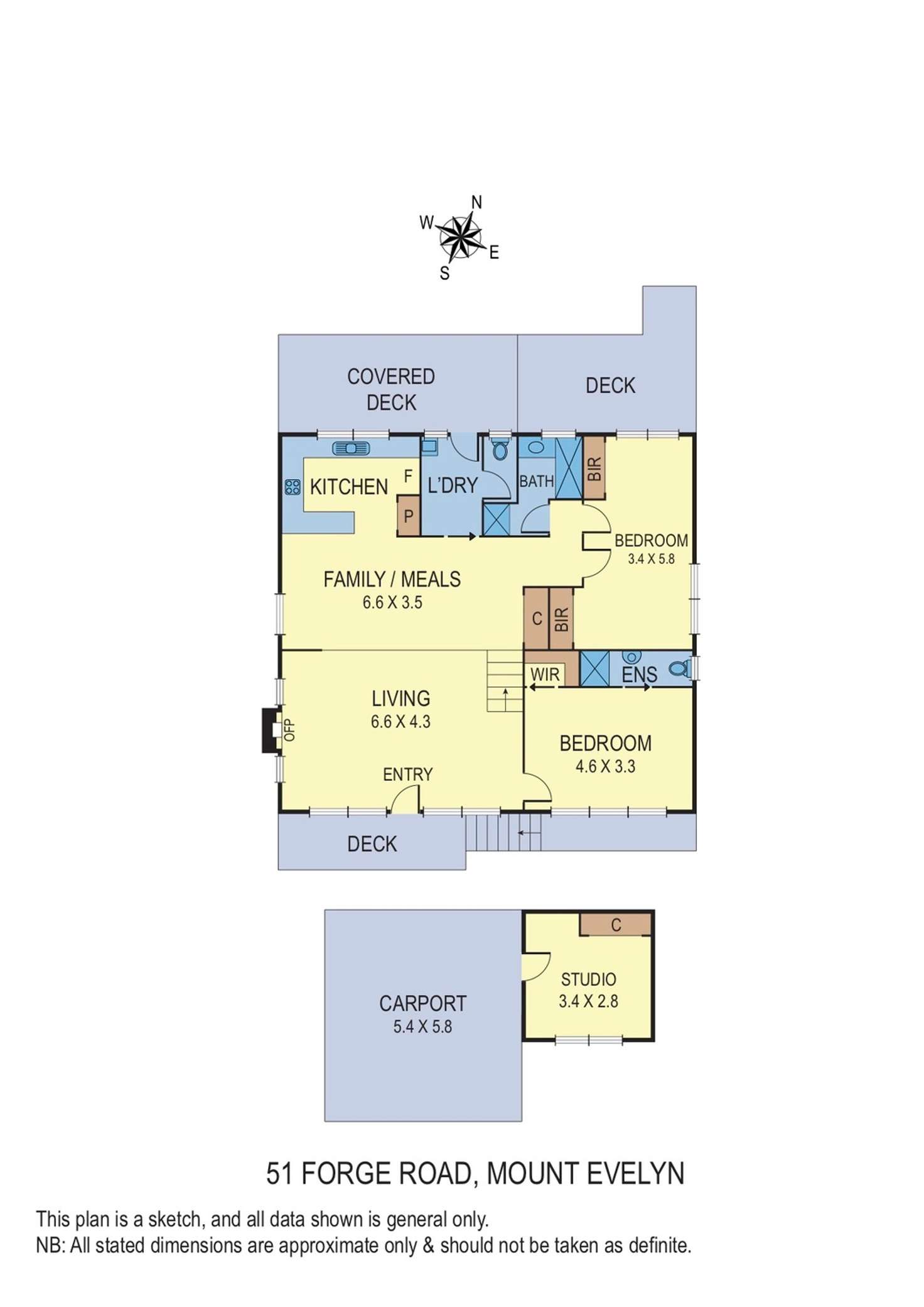 Floorplan of Homely house listing, 51 Forge Road, Mount Evelyn VIC 3796