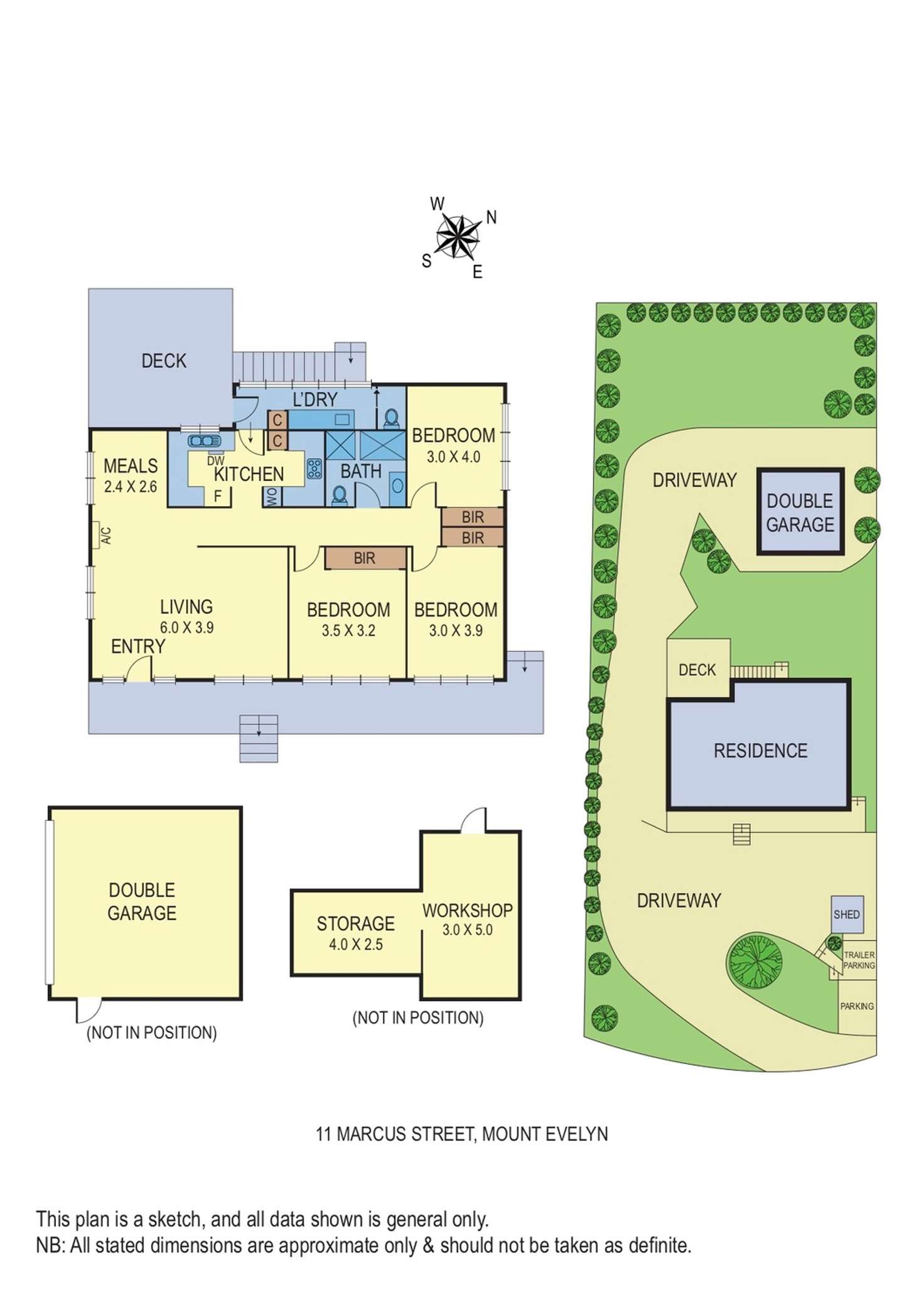 Floorplan of Homely house listing, 11 Marcus Street, Mount Evelyn VIC 3796