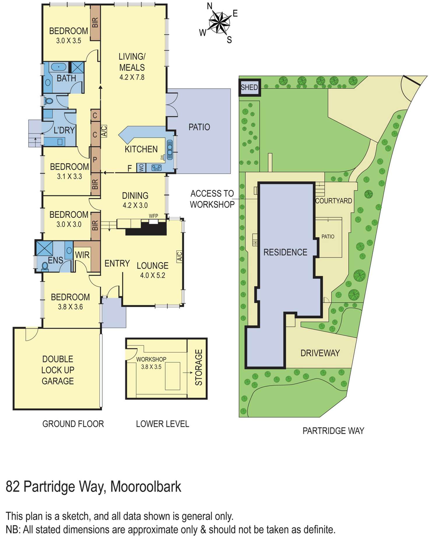 Floorplan of Homely house listing, 82 Partridge Way, Mooroolbark VIC 3138