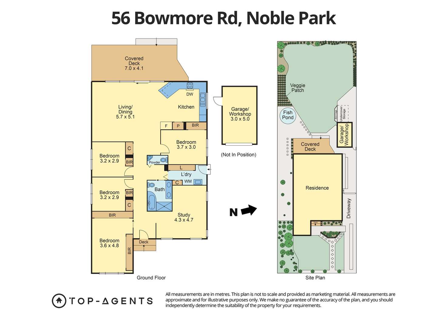 Floorplan of Homely house listing, 56 Bowmore Road, Noble Park VIC 3174