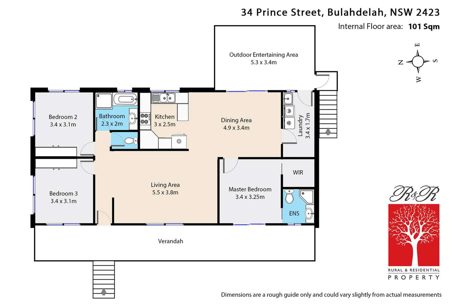 Floorplan of Homely house listing, 34 Prince Street, Bulahdelah NSW 2423