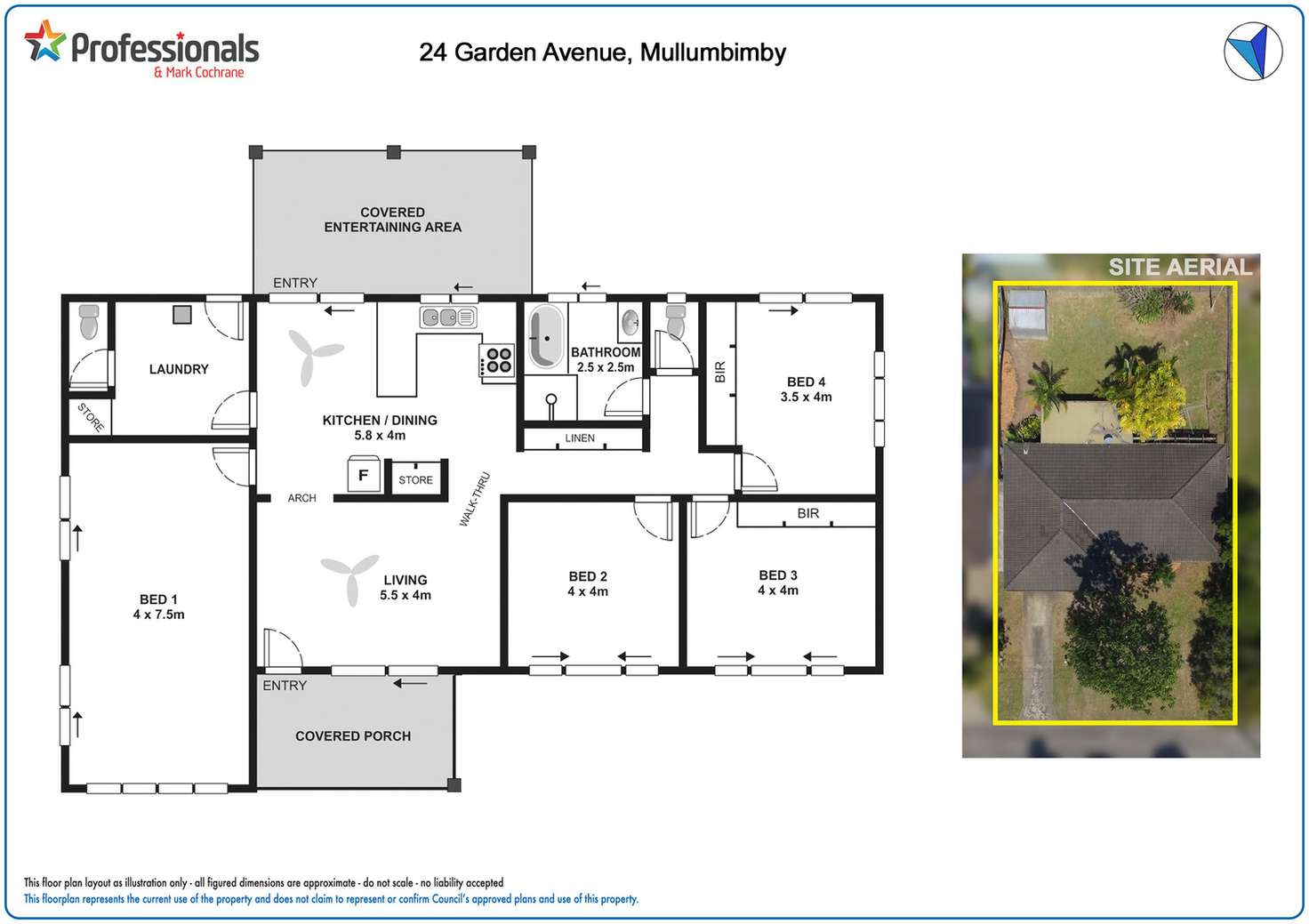 Floorplan of Homely house listing, 24 Garden Avenue, Mullumbimby NSW 2482