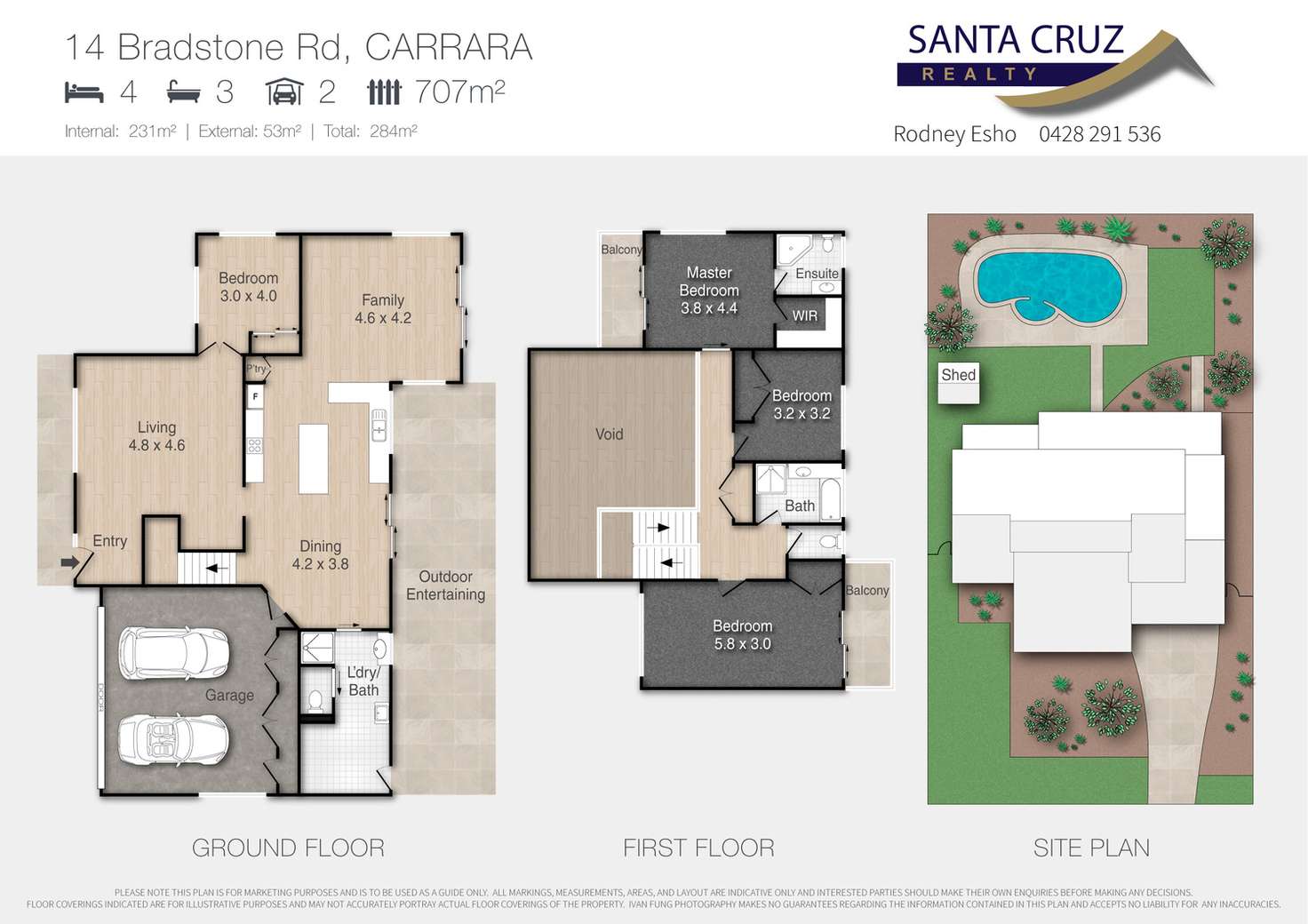 Floorplan of Homely house listing, 14 Bradstone Road, Carrara QLD 4211