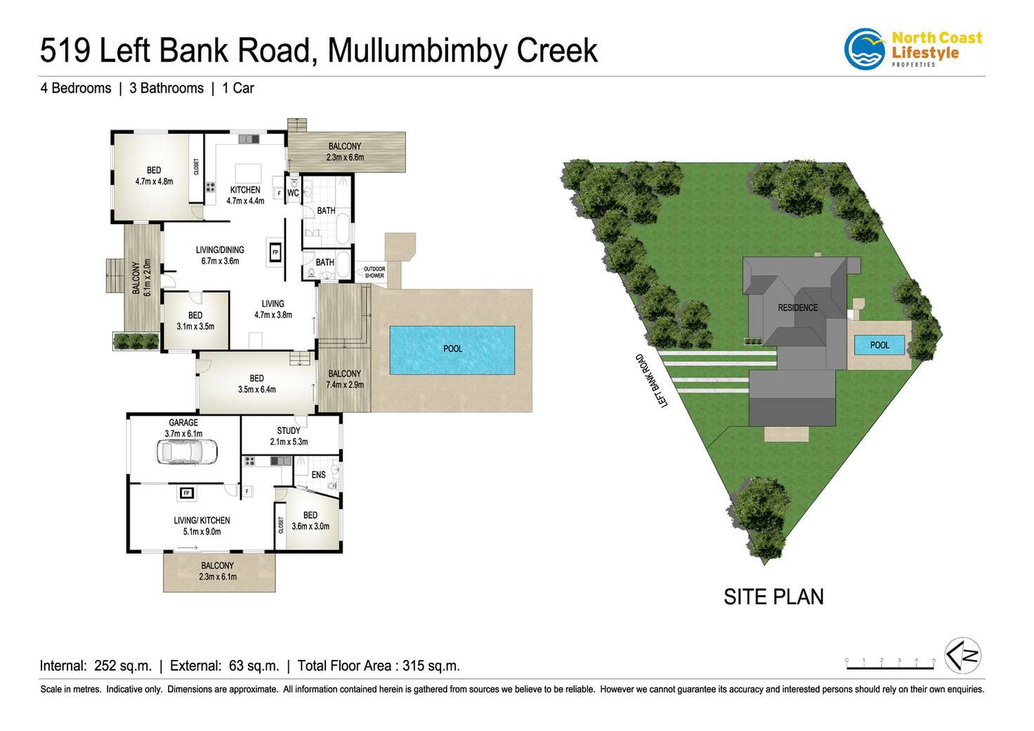 Floorplan of Homely house listing, 519 Left Bank Road, Mullumbimby NSW 2482