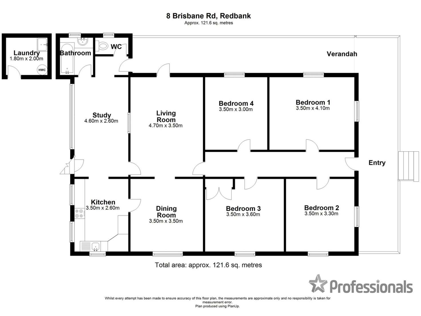 Floorplan of Homely house listing, 8 Brisbane Road, Redbank QLD 4301