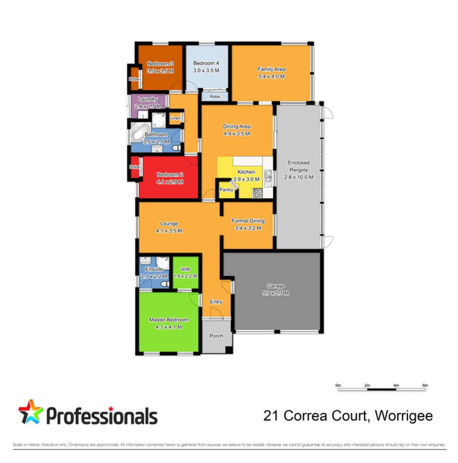 Floorplan of Homely house listing, 21 Correa Court, Worrigee NSW 2540