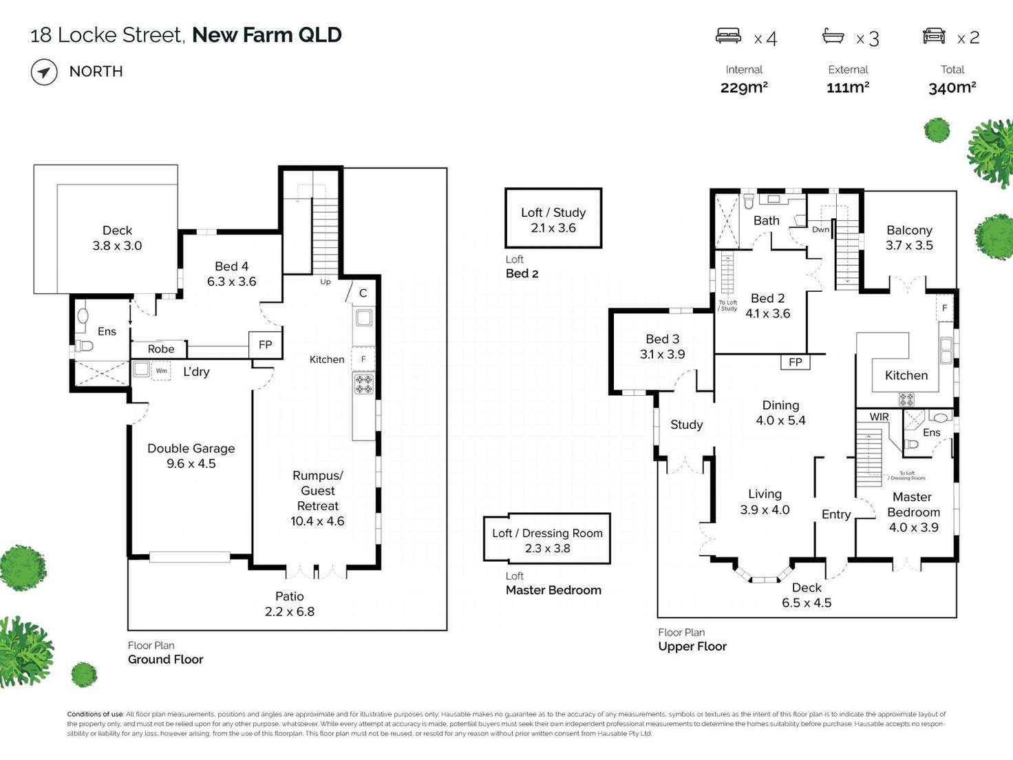 Floorplan of Homely house listing, 18 Locke Street, New Farm QLD 4005
