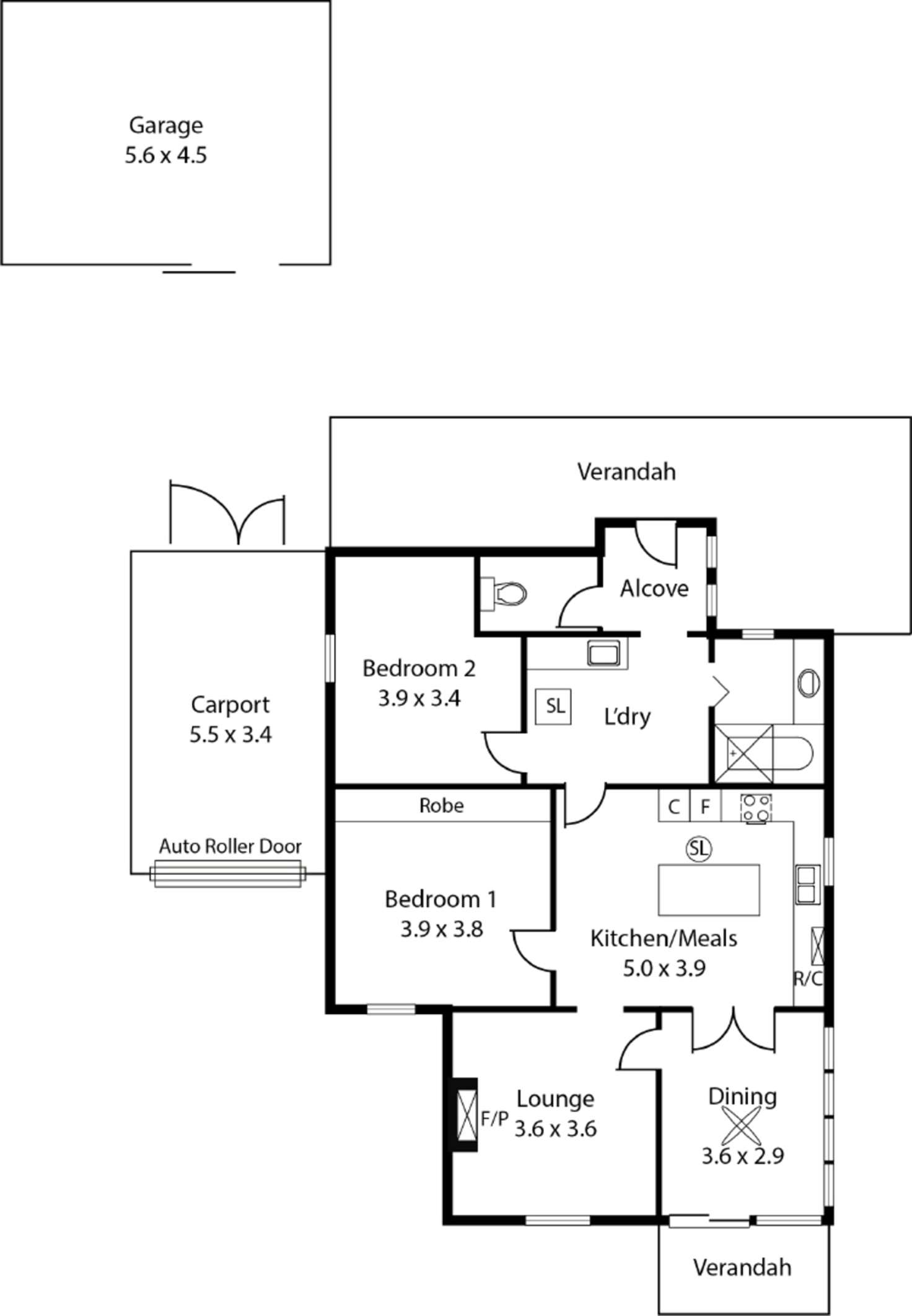 Floorplan of Homely house listing, 31 Neath Avenue, Dover Gardens SA 5048