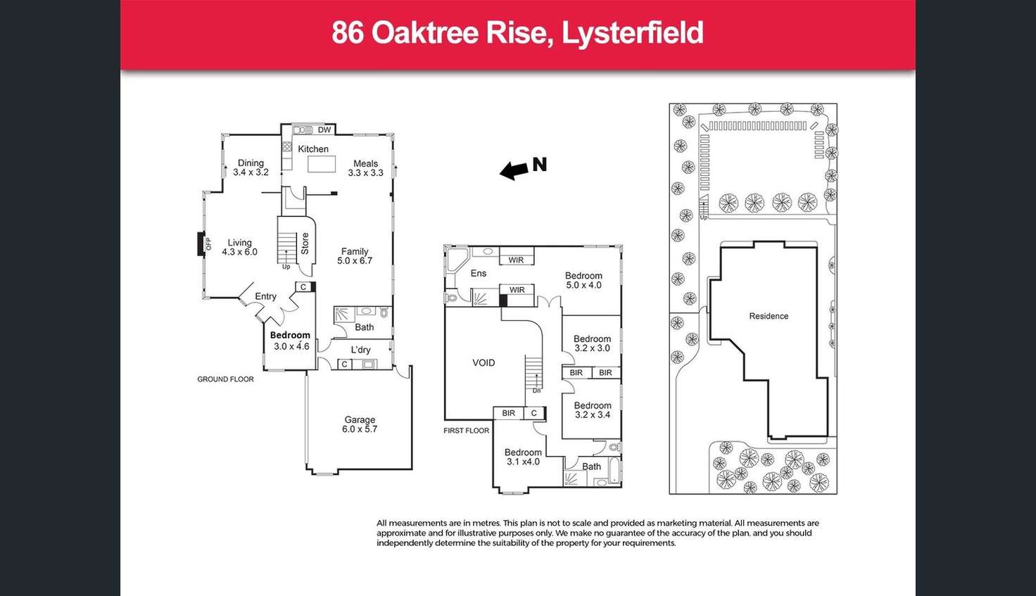Floorplan of Homely house listing, 86 Oaktree Rise, Lysterfield VIC 3156