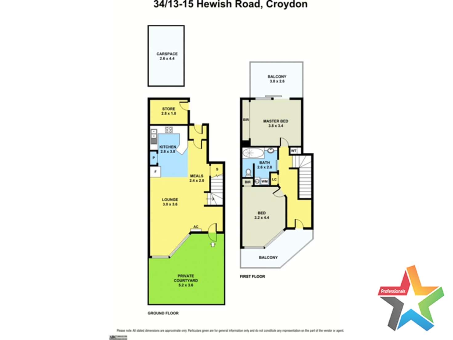 Floorplan of Homely apartment listing, 34/13-15 Hewish Road, Croydon VIC 3136