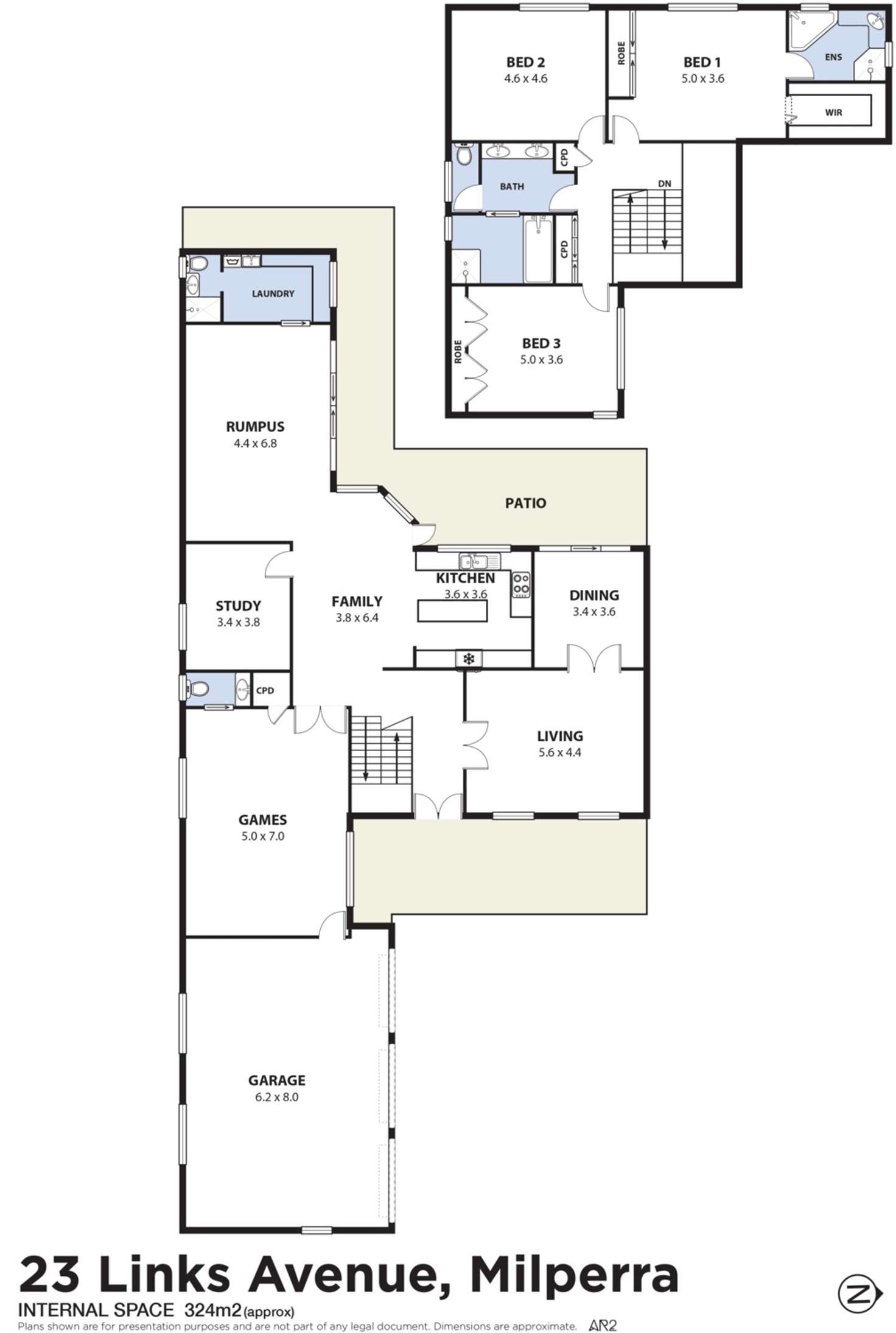 Floorplan of Homely house listing, 23 Links Avenue, Milperra NSW 2214