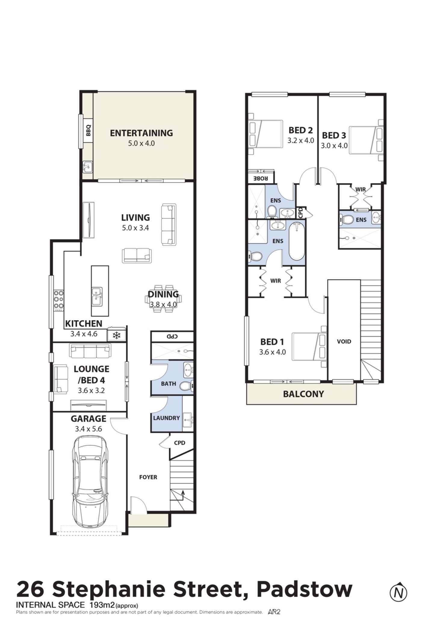 Floorplan of Homely semiDetached listing, 26A Stephanie Street, Padstow NSW 2211