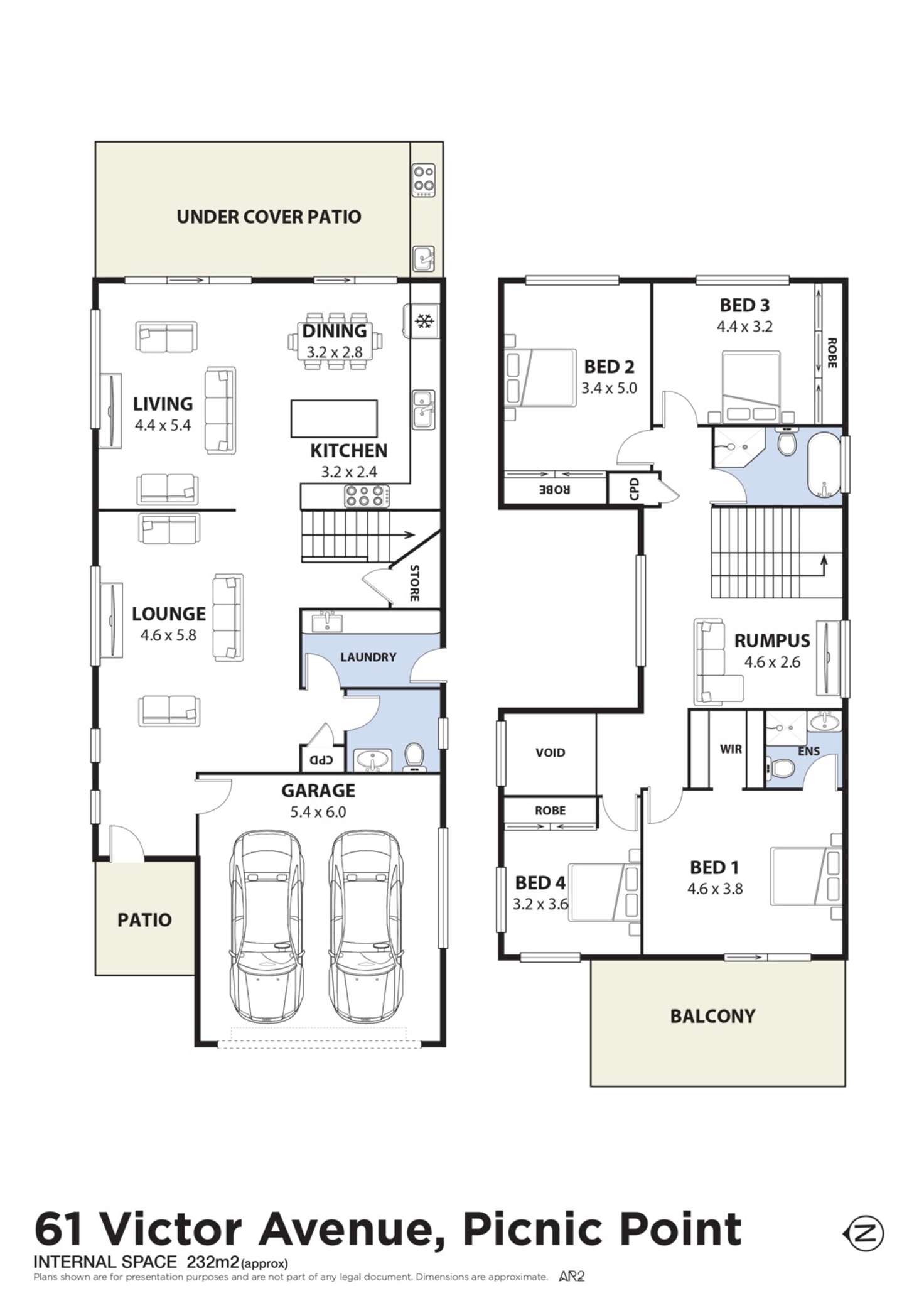 Floorplan of Homely house listing, 61 Victor Avenue, Picnic Point NSW 2213