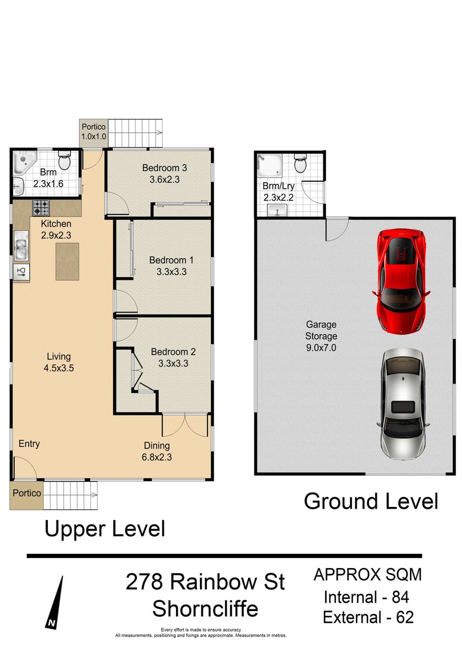 Floorplan of Homely house listing, 278 Rainbow Street, Shorncliffe QLD 4017