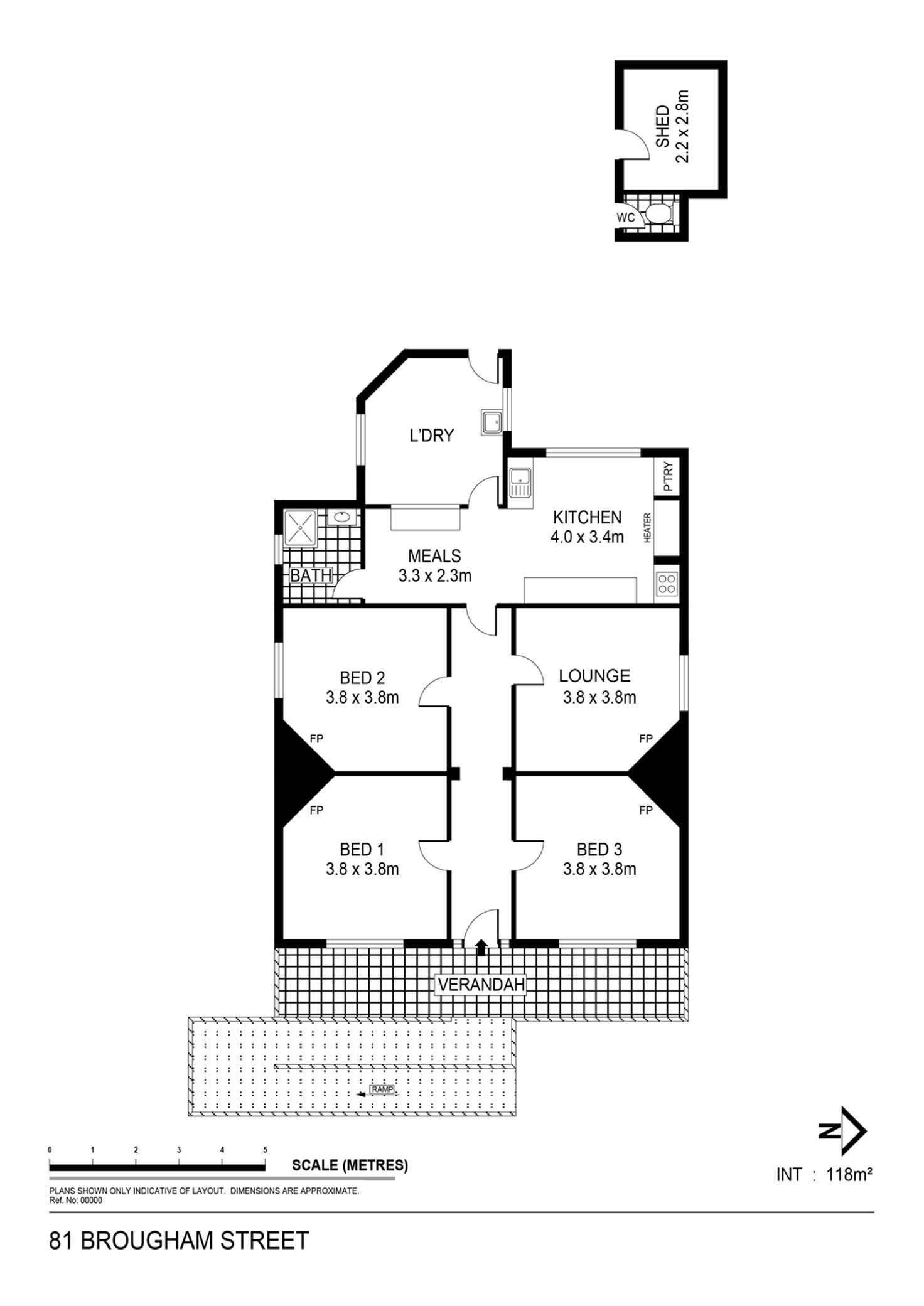 Floorplan of Homely house listing, 81 Brougham Street, Kennington VIC 3550