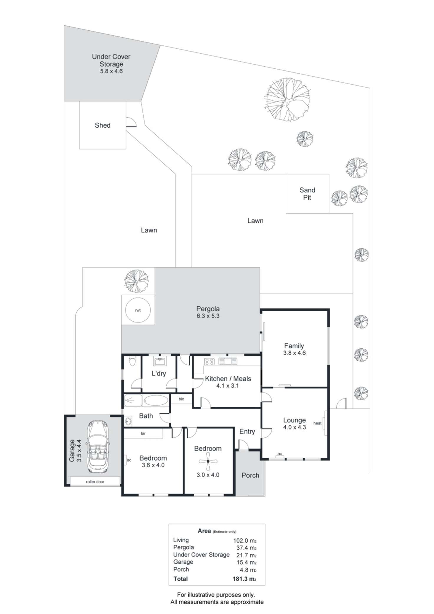 Floorplan of Homely house listing, 4 Westall Avenue, Flinders Park SA 5025