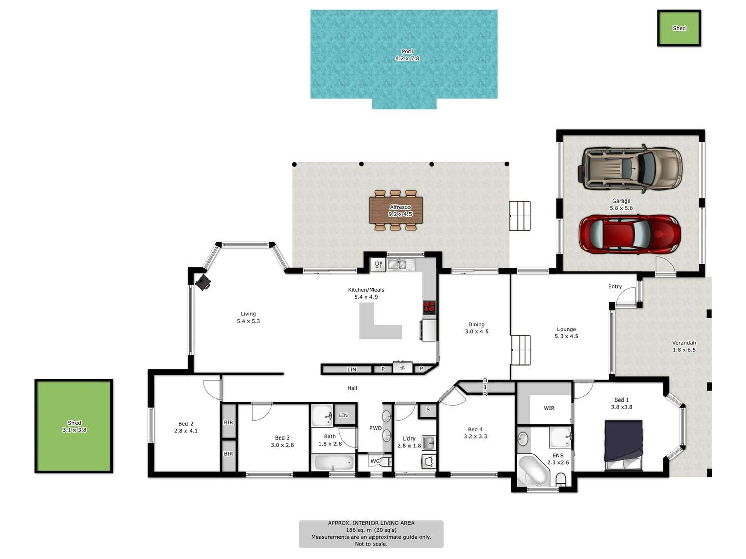 Floorplan of Homely house listing, 8 Sarson Road, Glenroy NSW 2640