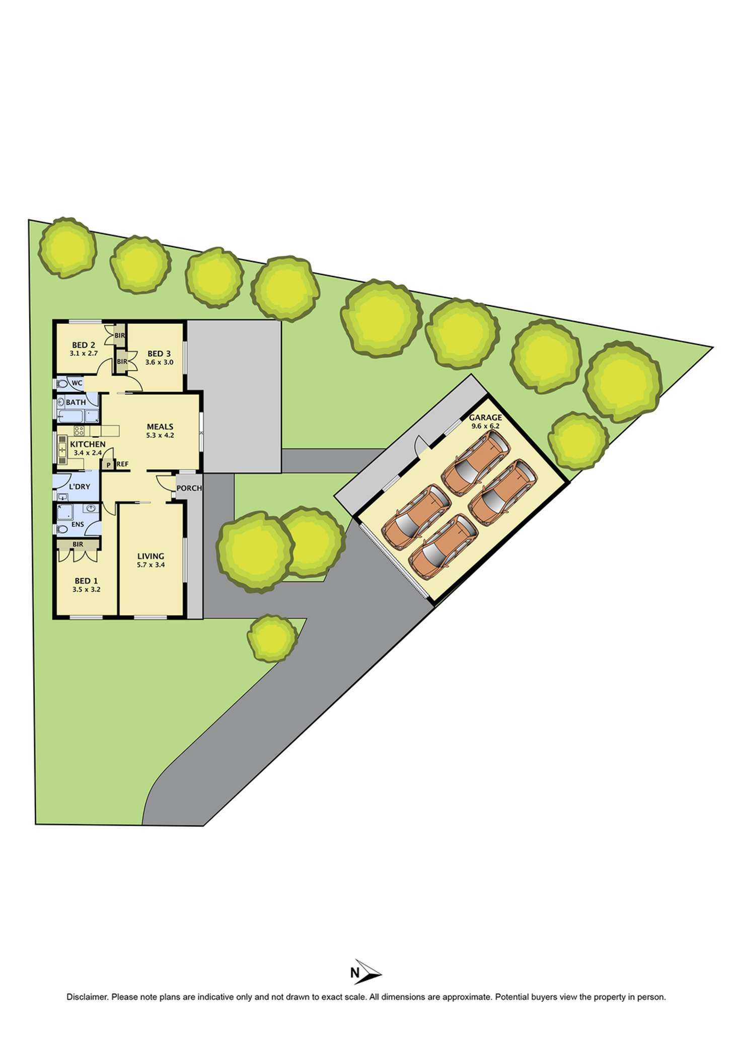 Floorplan of Homely house listing, 18 Sedgefield Place, Craigieburn VIC 3064