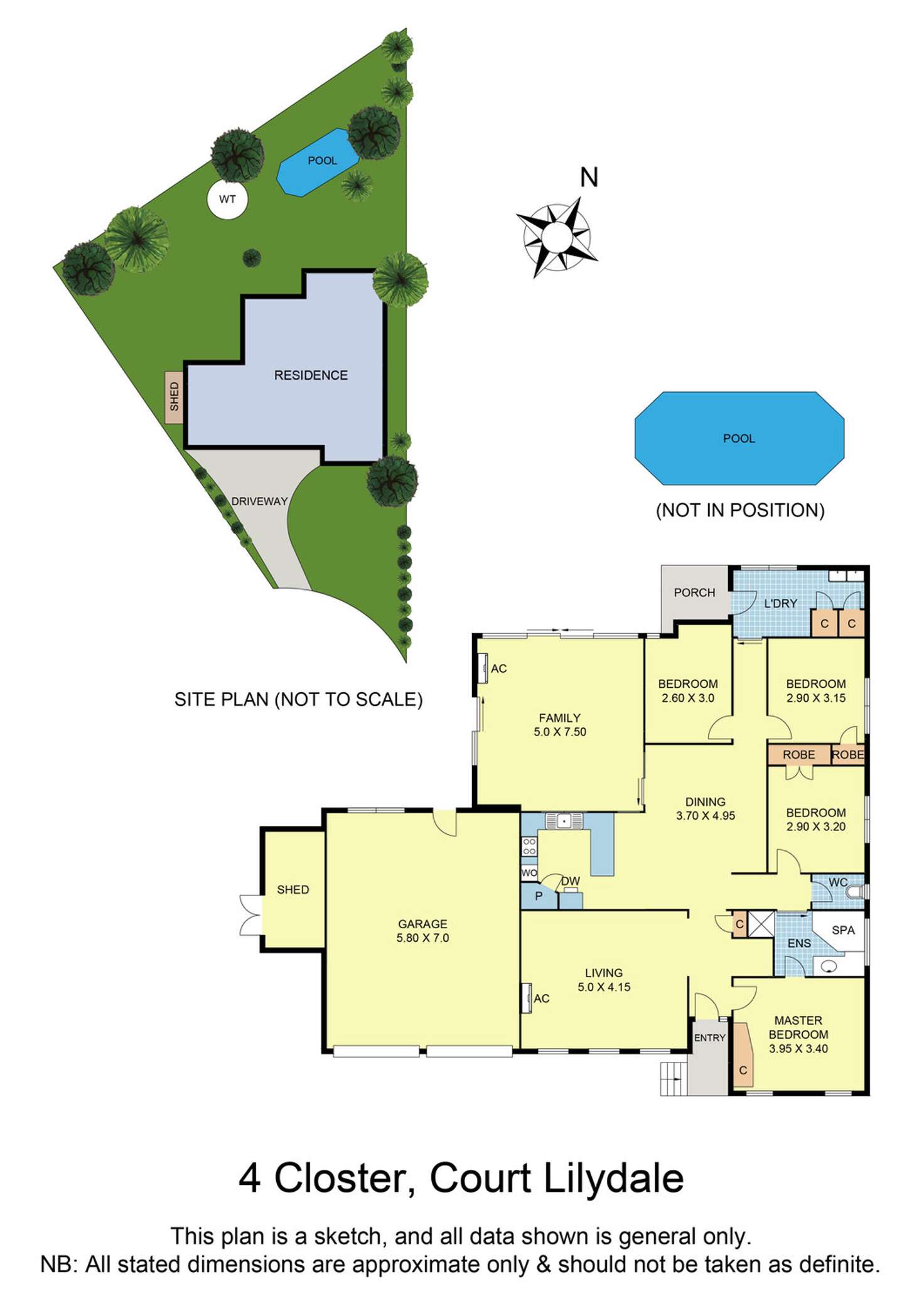 Floorplan of Homely house listing, 4 Closter Court, Lilydale VIC 3140