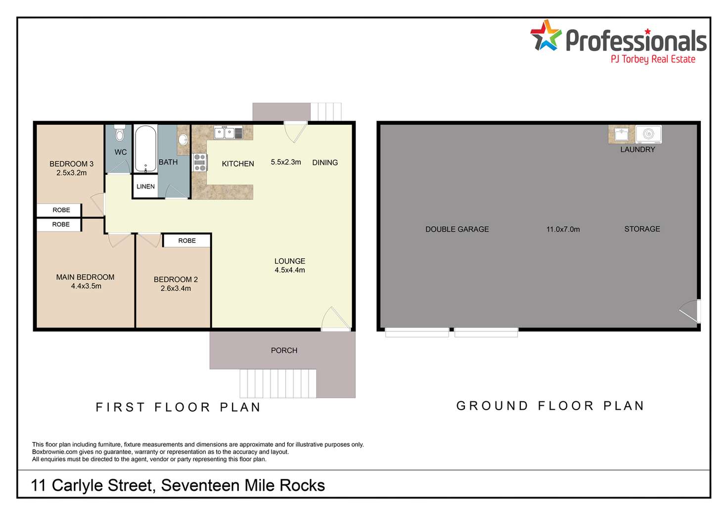 Floorplan of Homely house listing, 11 Carlyle Street, Seventeen Mile Rocks QLD 4073