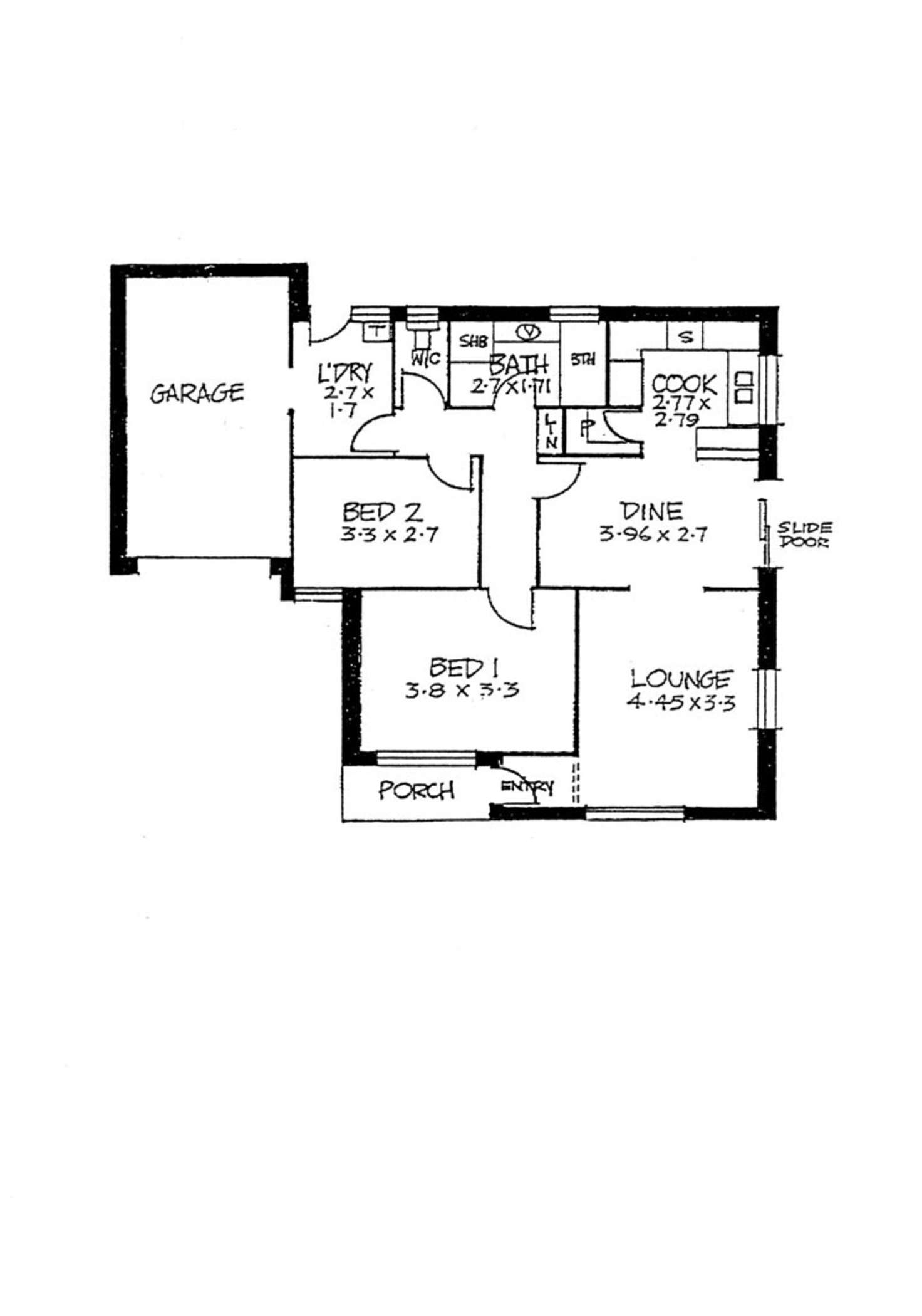 Floorplan of Homely unit listing, 2/37 Boord Street, Semaphore South SA 5019