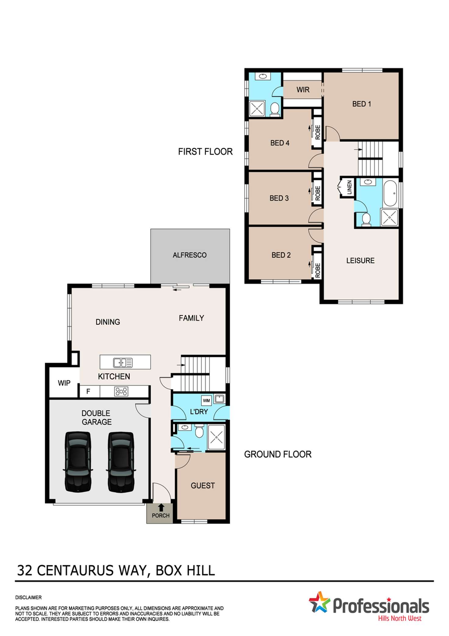 Floorplan of Homely house listing, 32 Centaurus Way, Box Hill NSW 2765