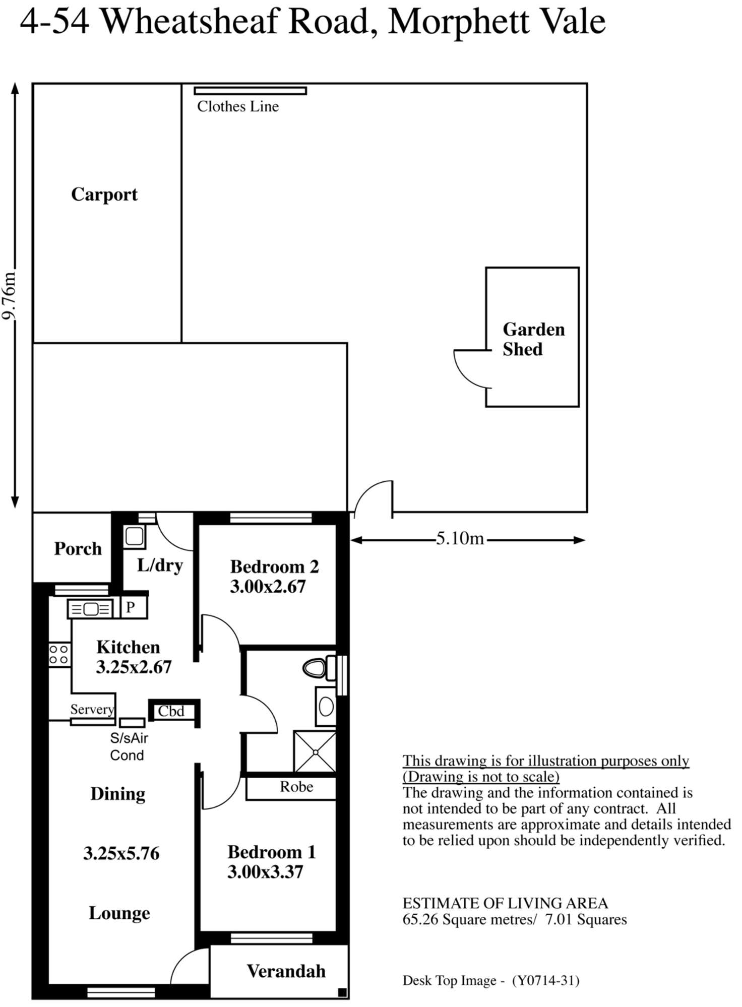 Floorplan of Homely unit listing, 4/54 Wheatsheaf Road, Morphett Vale SA 5162