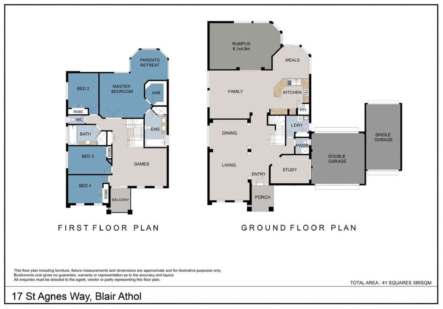 Floorplan of Homely house listing, 17 St Agnes Way, Blair Athol NSW 2560