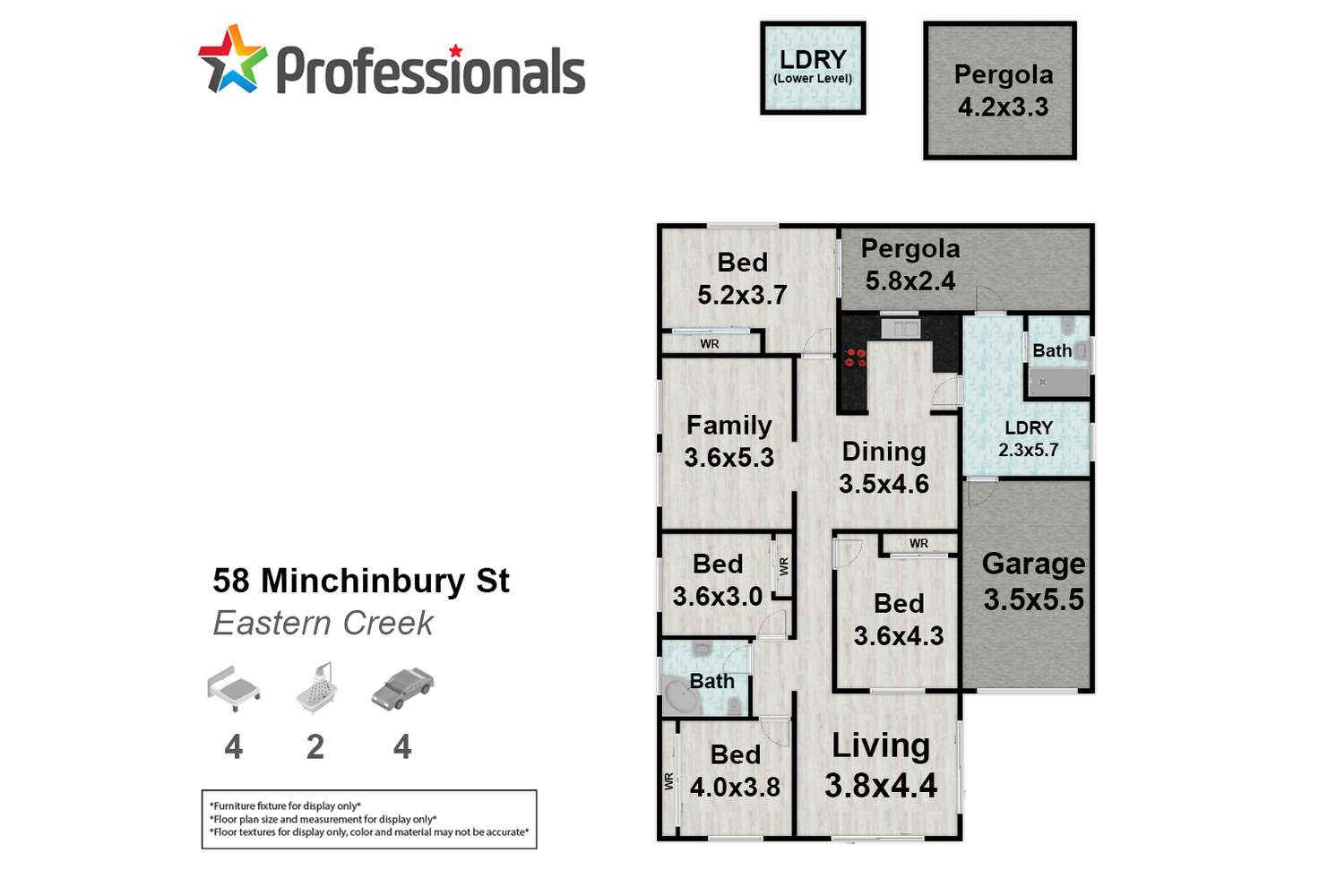 Floorplan of Homely house listing, 58 Minchinbury Street, Eastern Creek NSW 2766