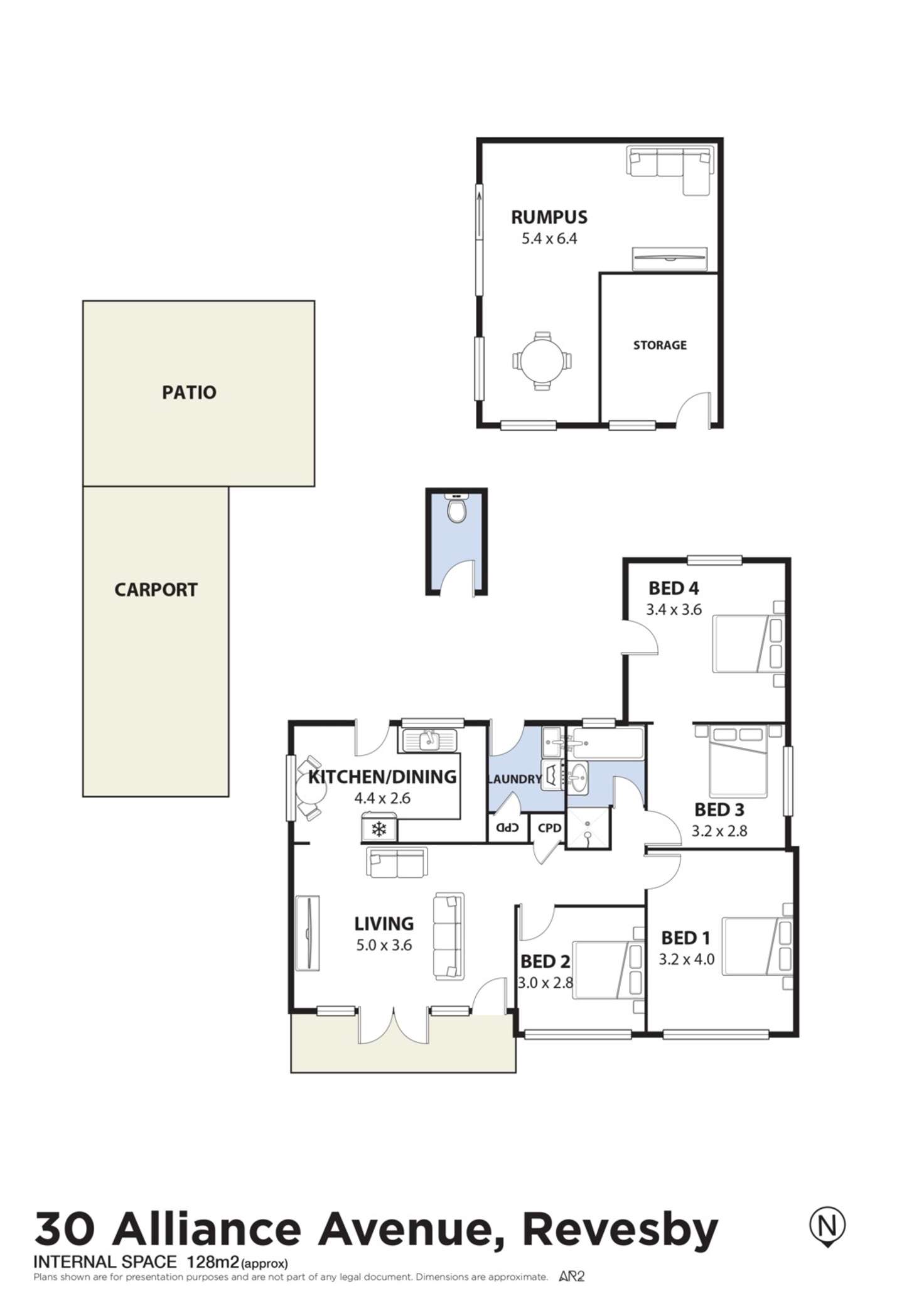 Floorplan of Homely house listing, 30 Alliance Avenue, Revesby NSW 2212