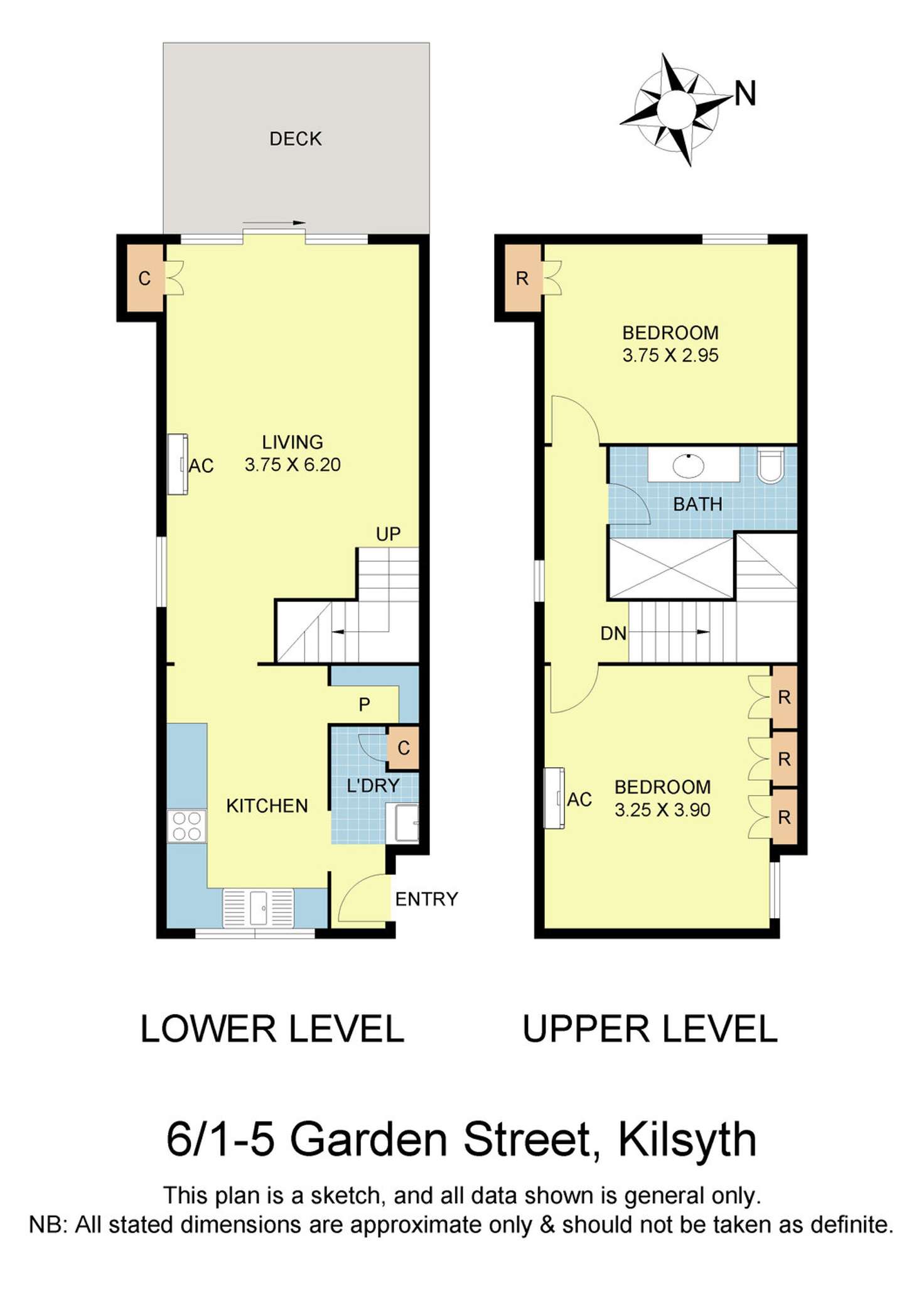 Floorplan of Homely unit listing, 6/1-5 Garden Street, Kilsyth VIC 3137