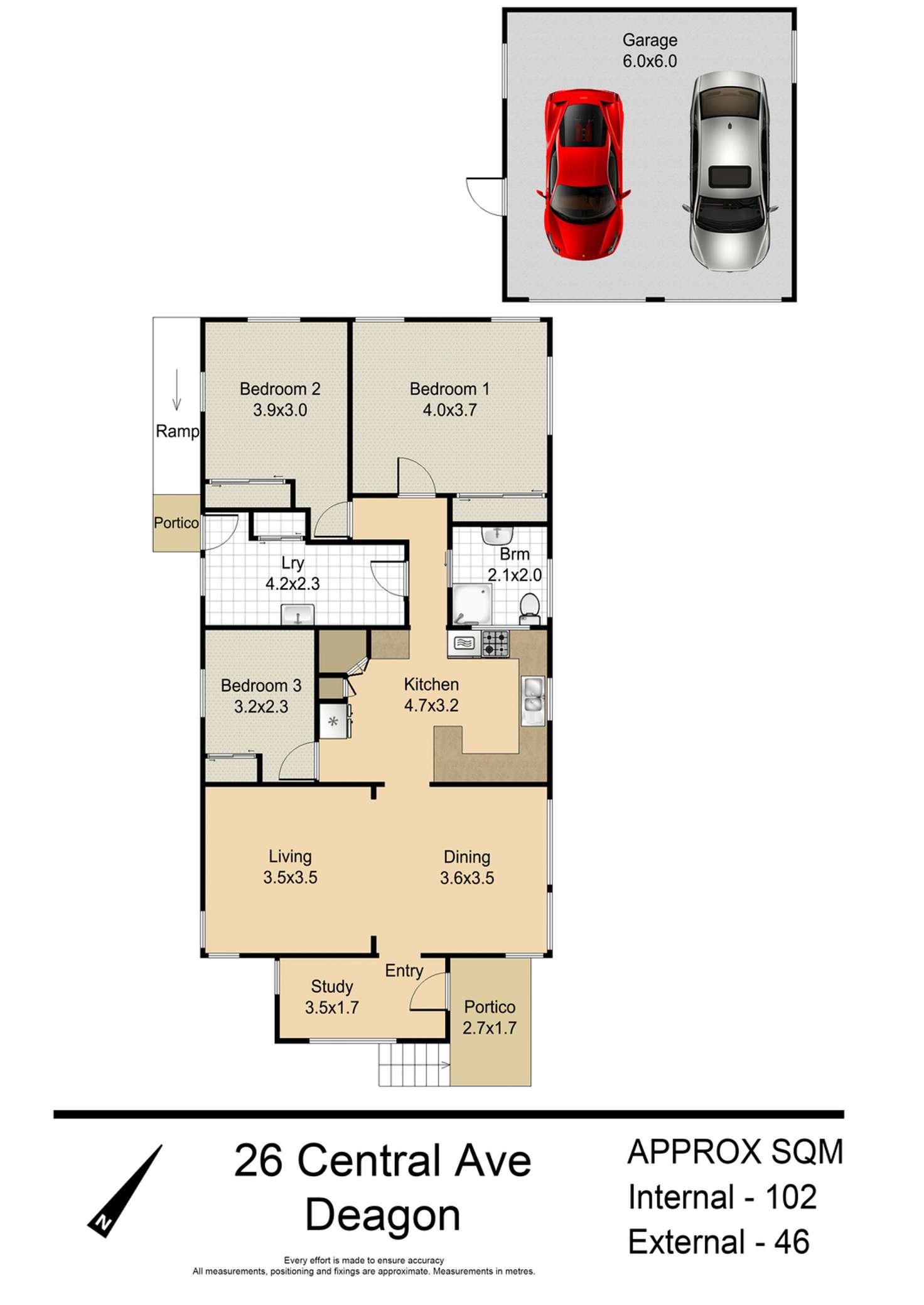 Floorplan of Homely house listing, 26 Central Avenue, Deagon QLD 4017