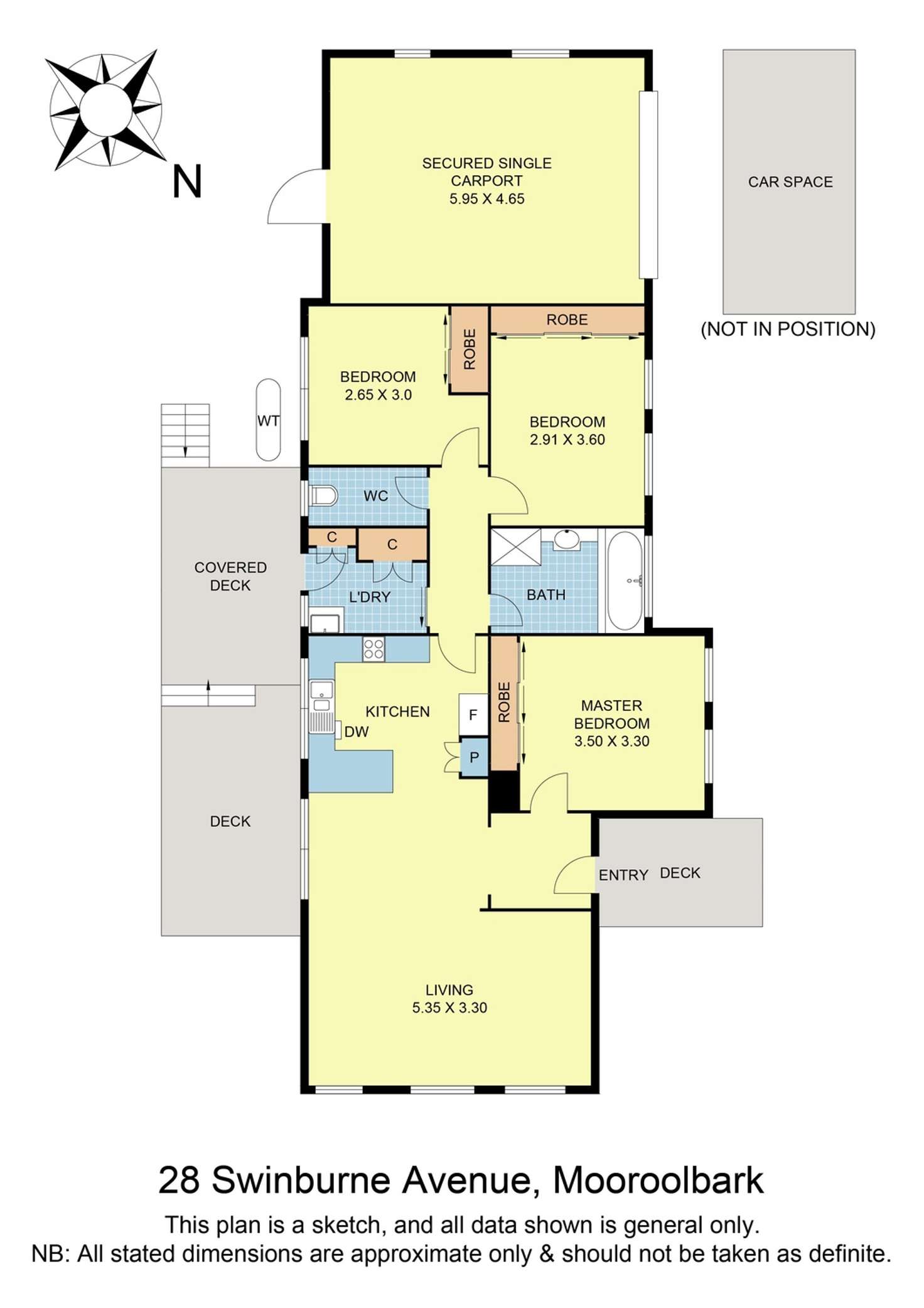 Floorplan of Homely house listing, 28 Swinburne Avenue, Mooroolbark VIC 3138