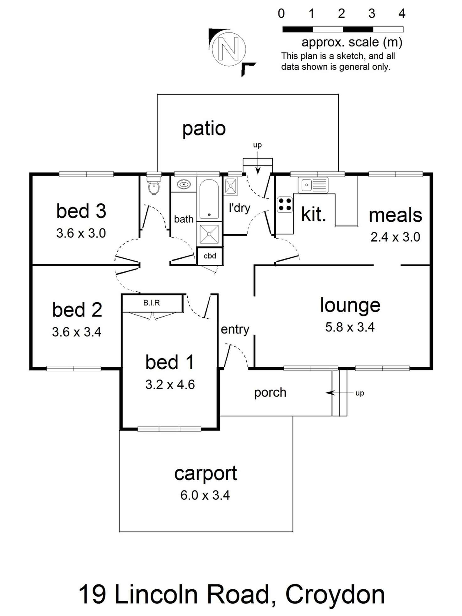 Floorplan of Homely house listing, 19 Lincoln Road, Croydon VIC 3136