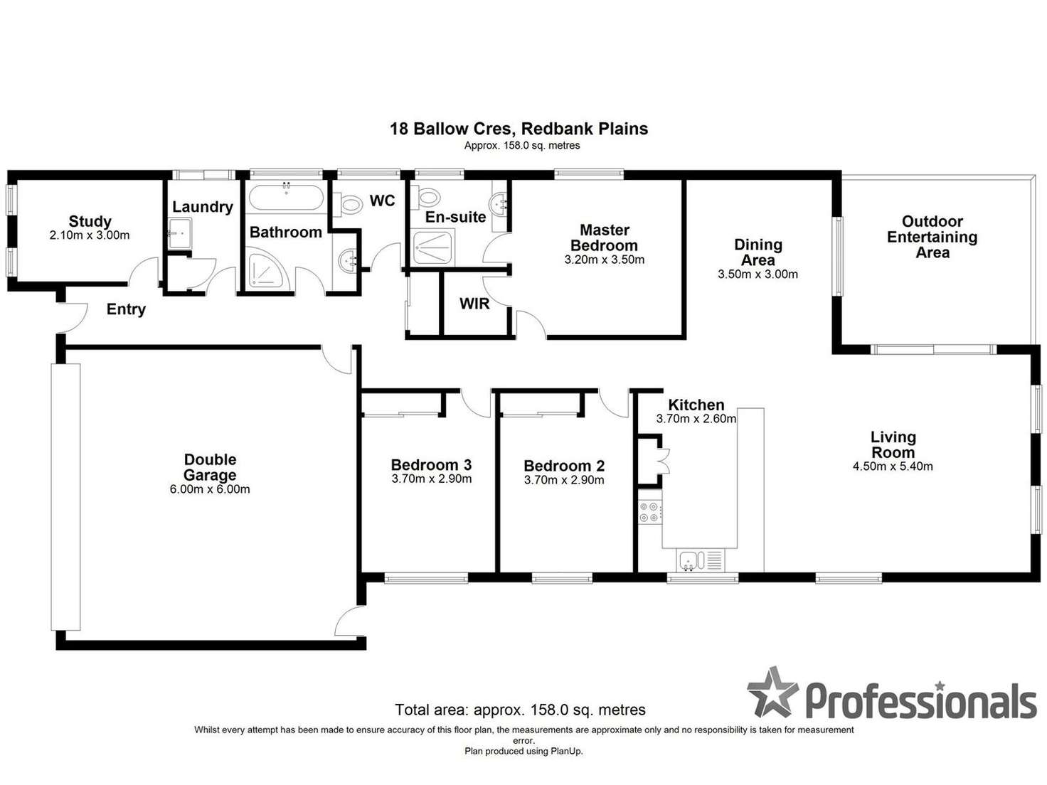 Floorplan of Homely house listing, 18 Ballow Crescent, Redbank Plains QLD 4301