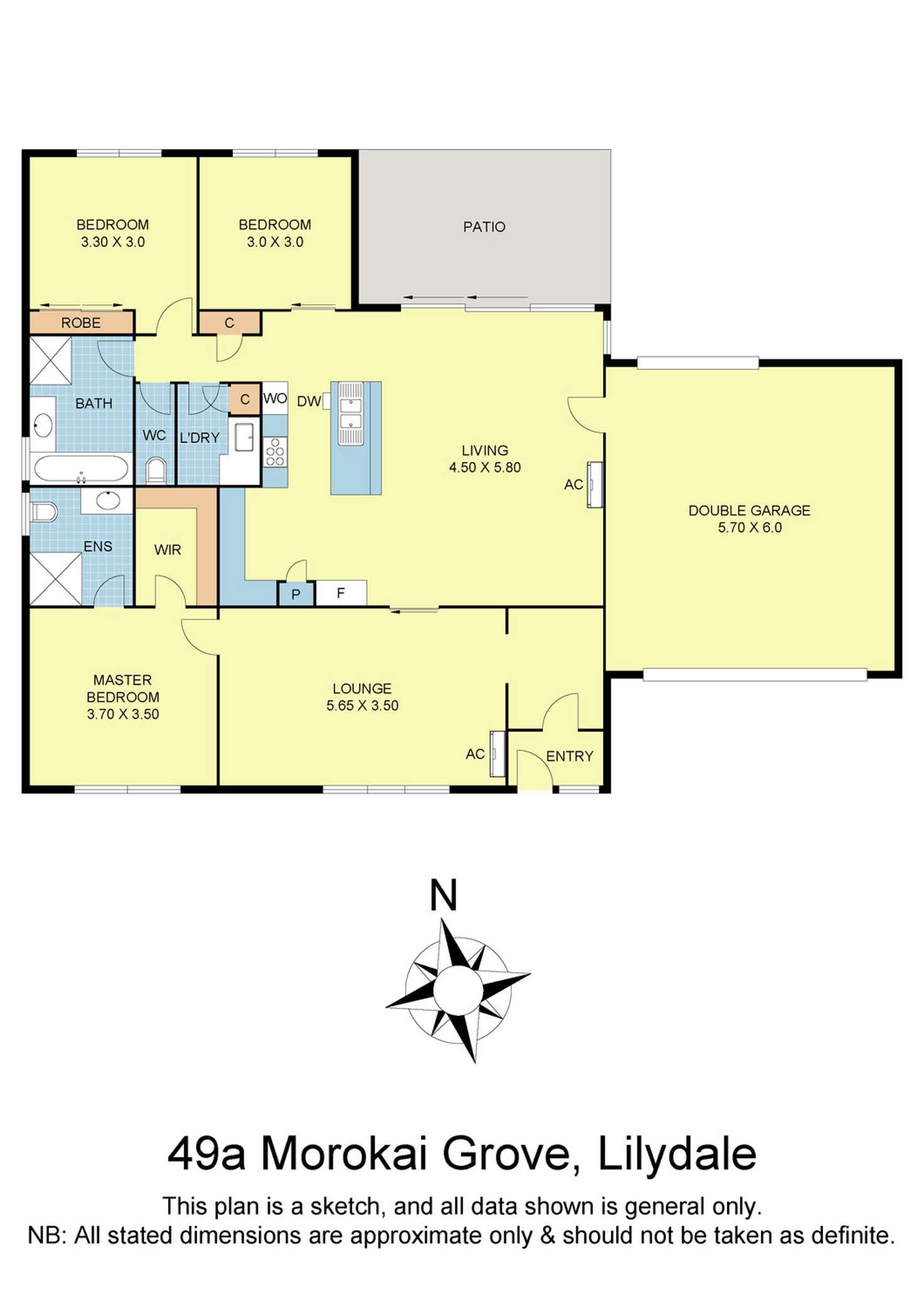 Floorplan of Homely house listing, 49a Morokai Grove, Lilydale VIC 3140