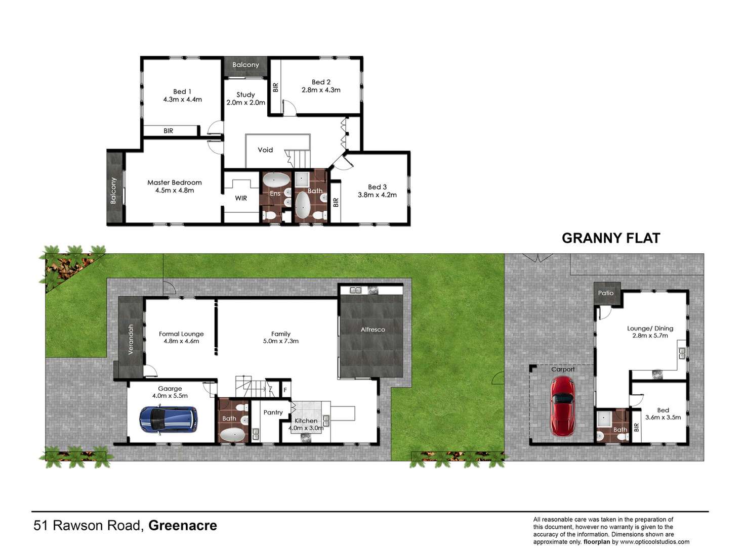 Floorplan of Homely house listing, 51 Rawson Road, Greenacre NSW 2190