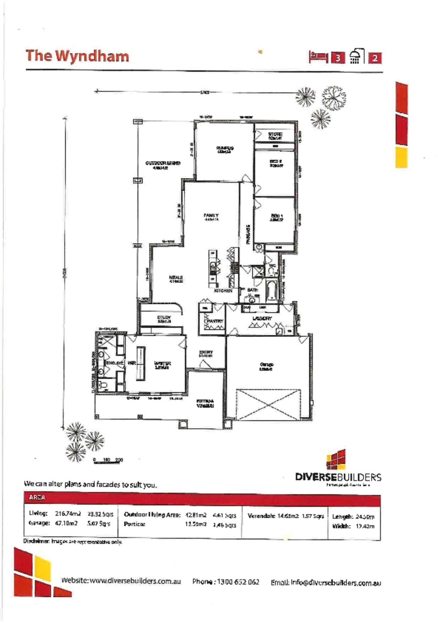 Floorplan of Homely house listing, 72 Canterbury Avenue, Shepparton VIC 3630