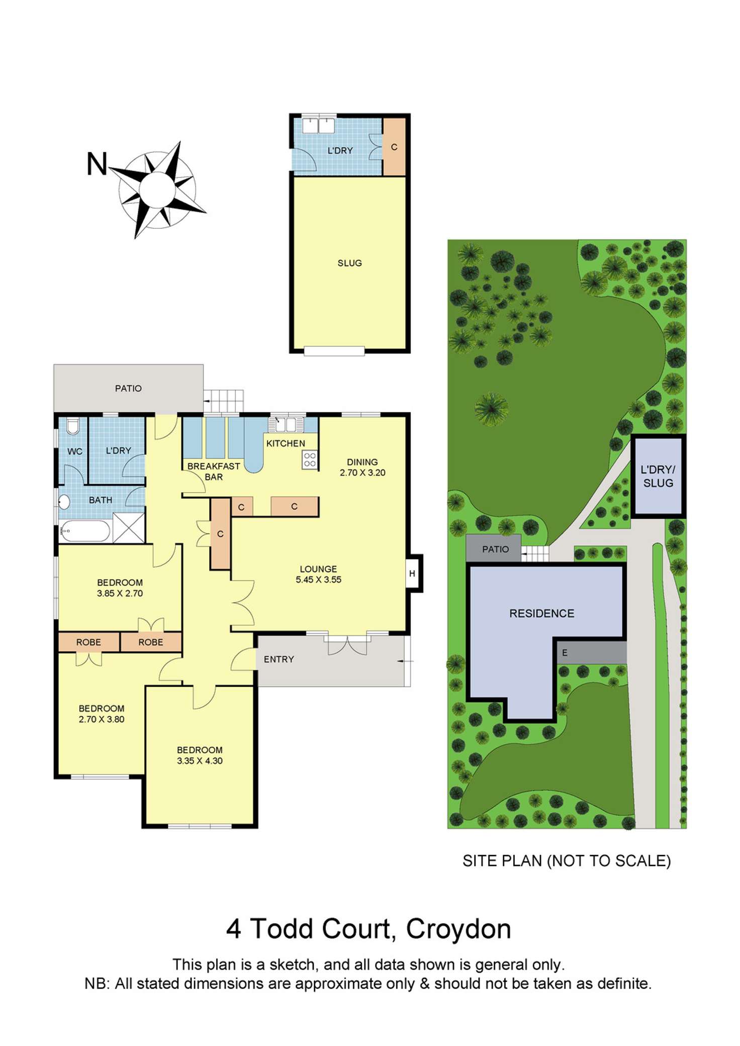 Floorplan of Homely house listing, 4 Todd Court, Croydon VIC 3136