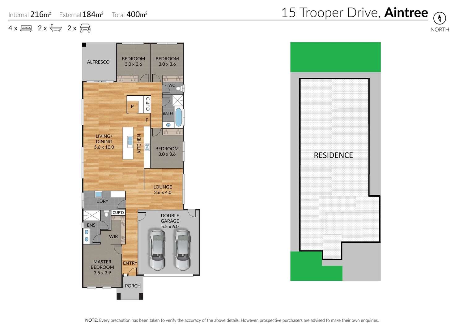 Floorplan of Homely house listing, 15 Trooper Drive, Aintree VIC 3336